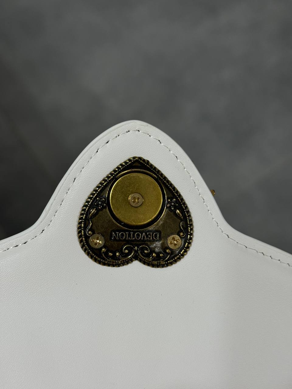 Dolce&amp;Gabbana Devotion bag in quilted nappa leather White - 9