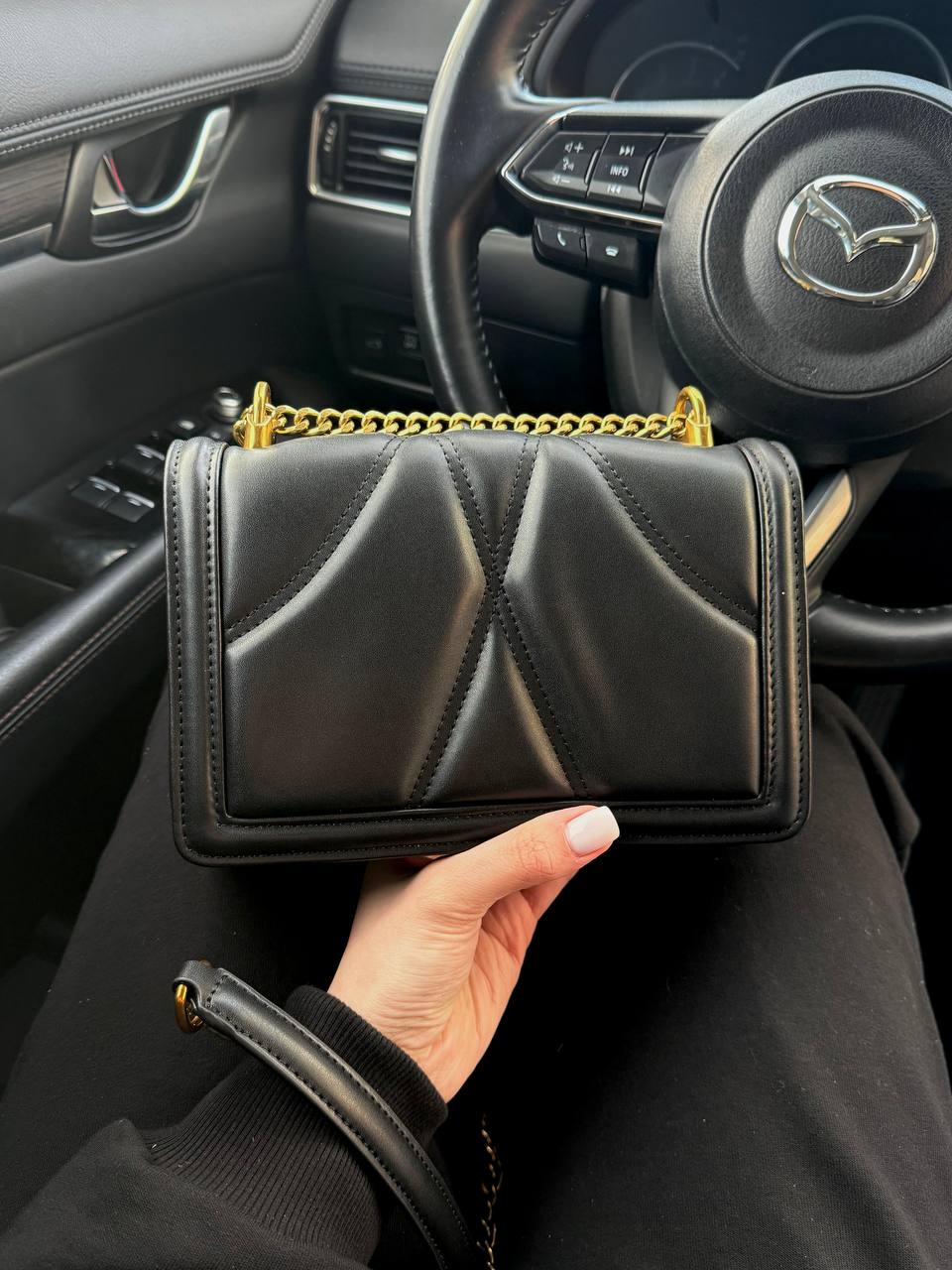 Dolce &amp; Gabbana Devotion Small Quilted Leather Shoulder Bag in Black - 13