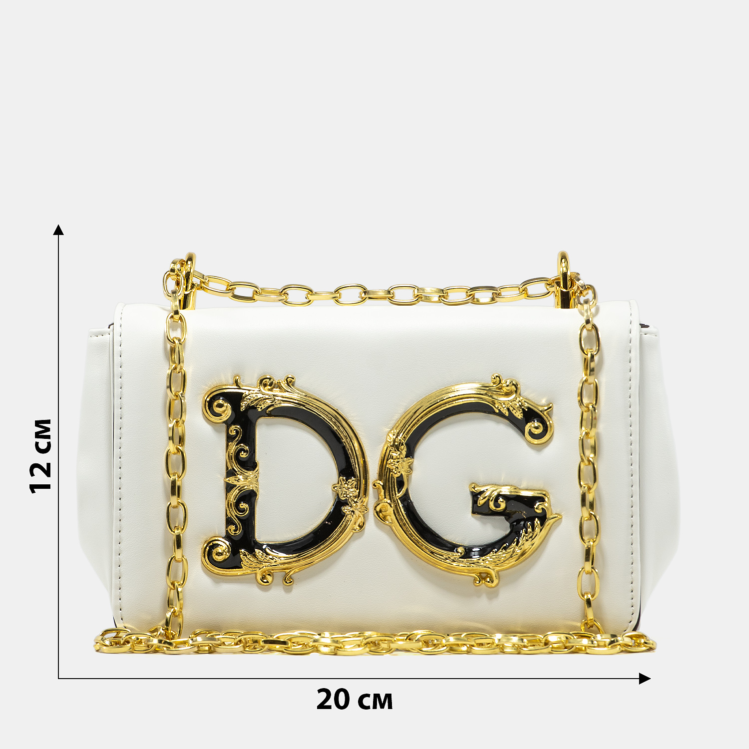 Dolce &amp; Gabbana DG Girls White leather shoulder bag - 3