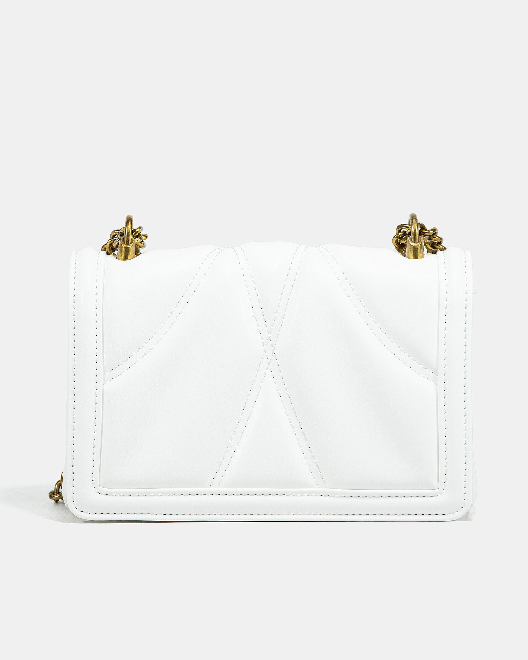 Dolce&amp;Gabbana Medium Devotion Bag in Quilted Nappa Leather White - 10