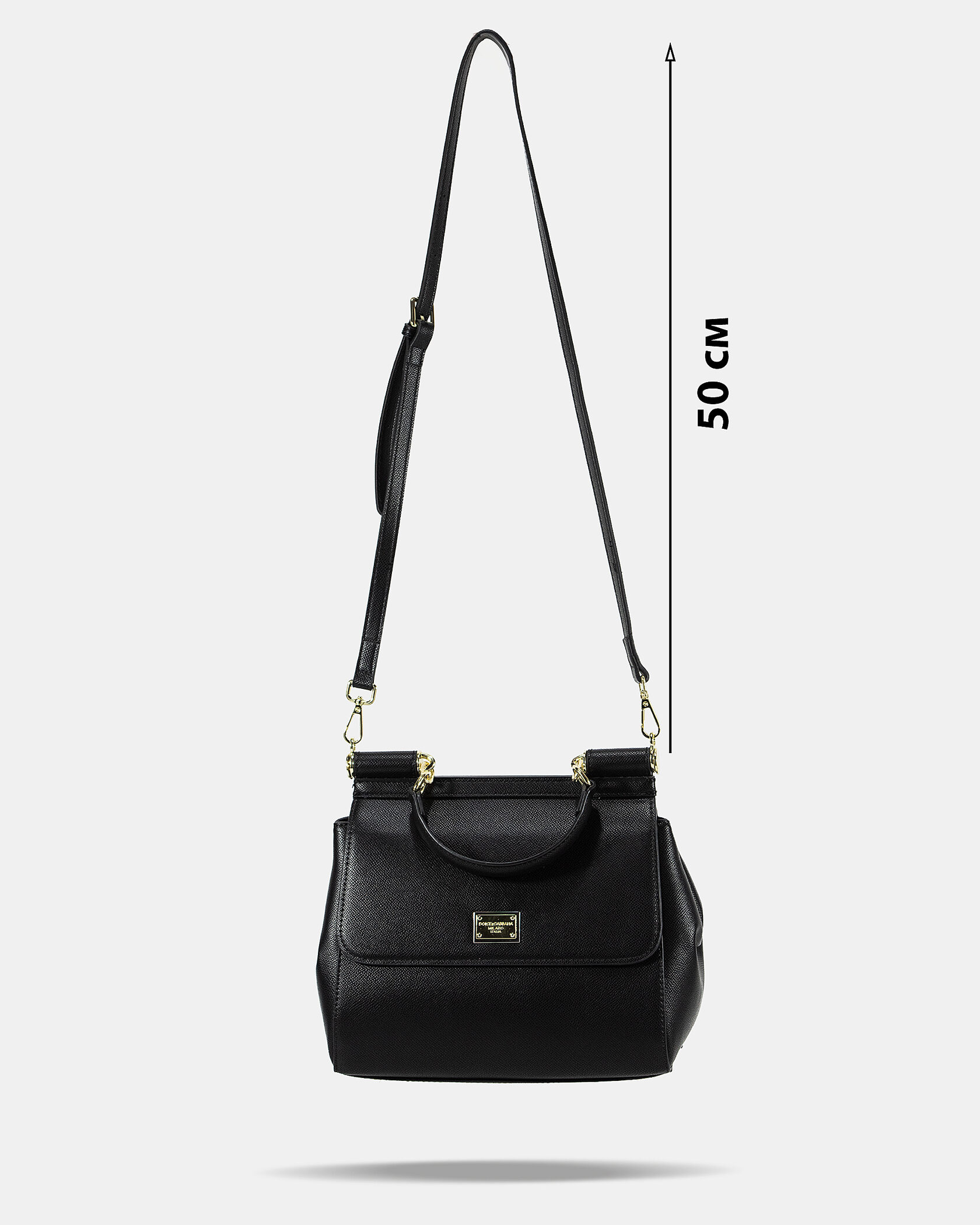 Dolce &amp; Gabbana Medium Sicily Black Bag - 4