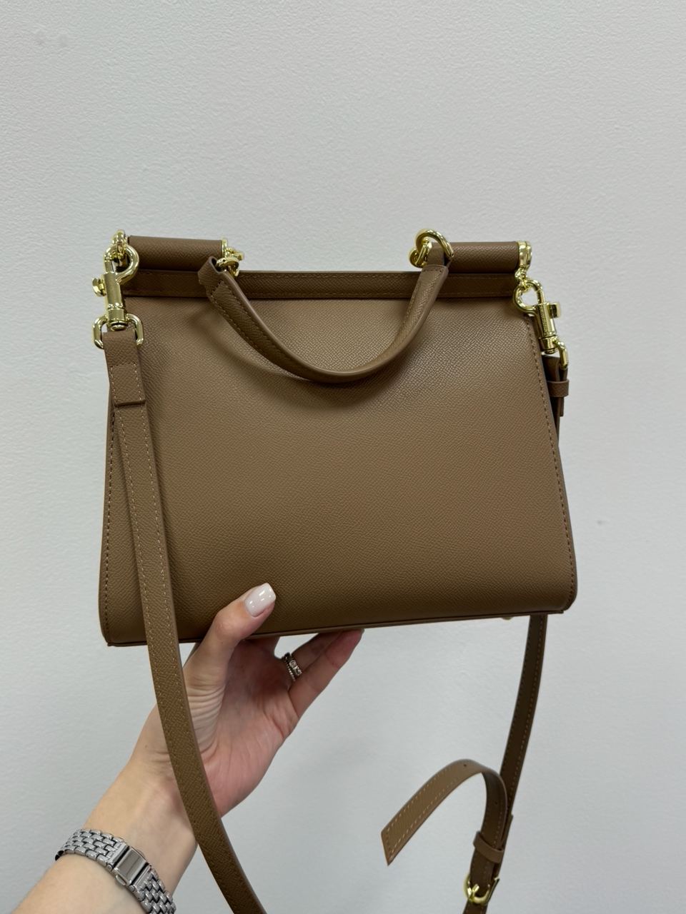 Dolce&amp;Gabbana Sicily Medium Elongated Beige - 16