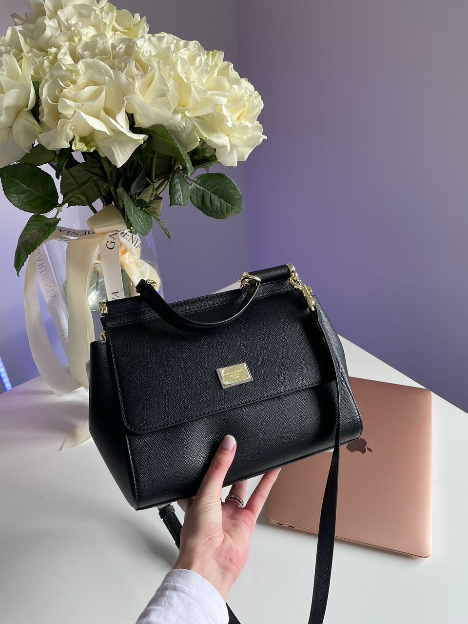 Dolce&amp;Gabbana Sicily Medium Elongated Black - 3