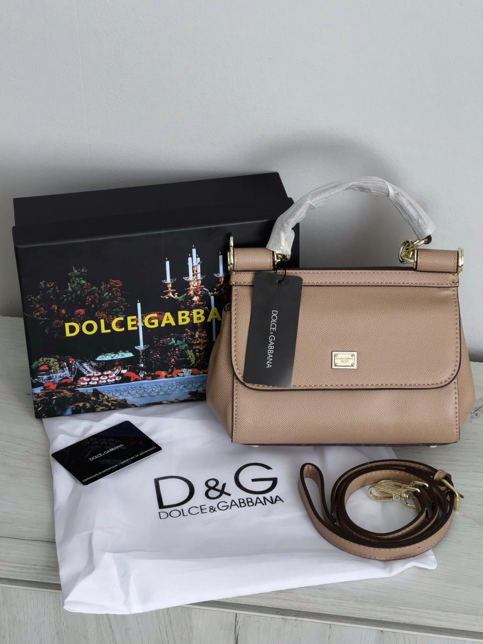 Dolce &amp; Gabbana Sicily Small Leather Shoulder Bag - 2