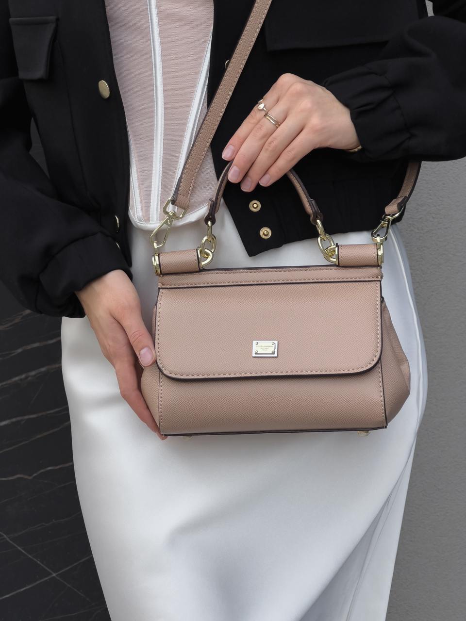 Dolce &amp; Gabbana Sicily Small Leather Shoulder Bag - 3