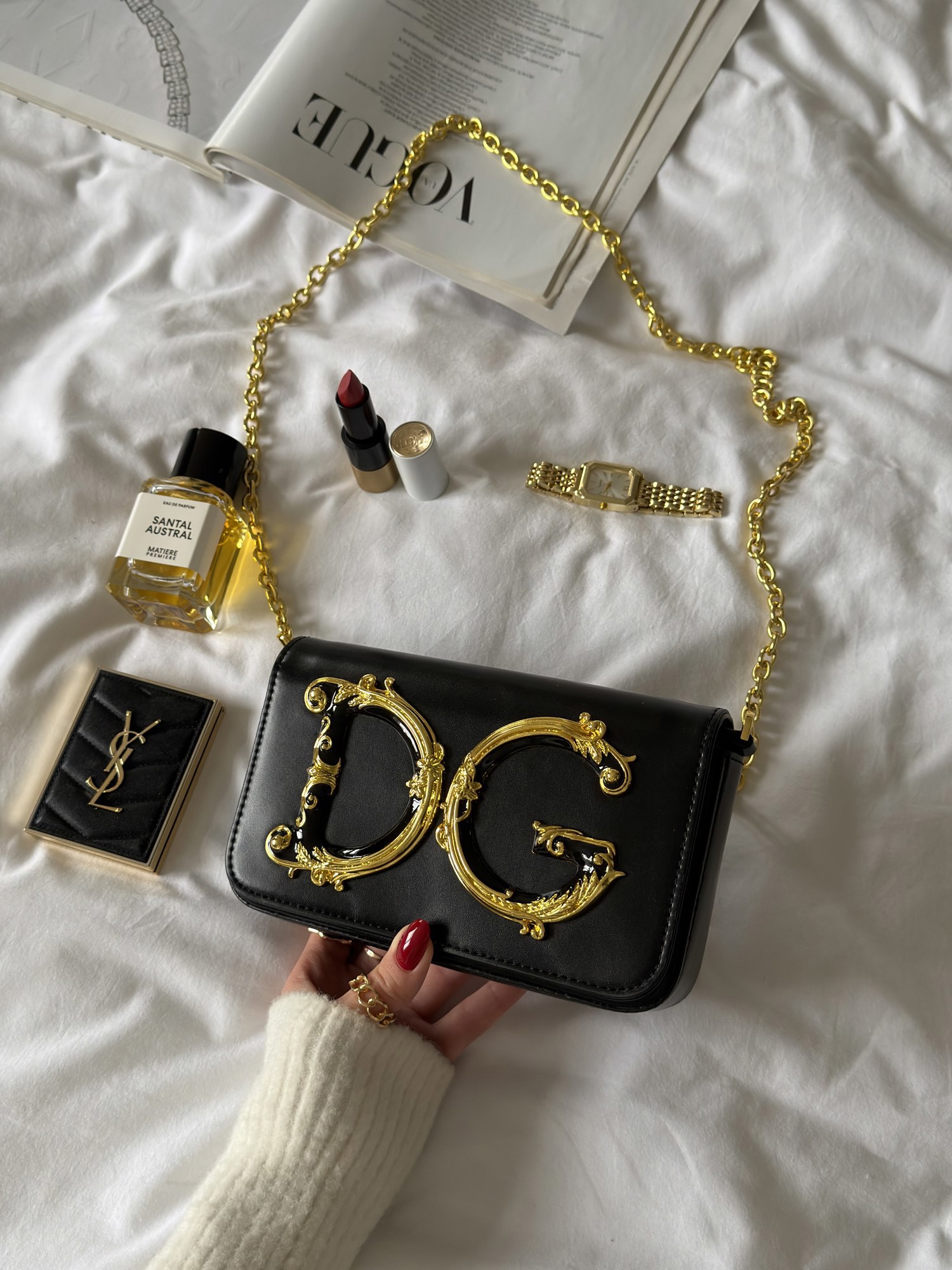 Dolce&Gabbana DG Girls Leather Black Bag - 2