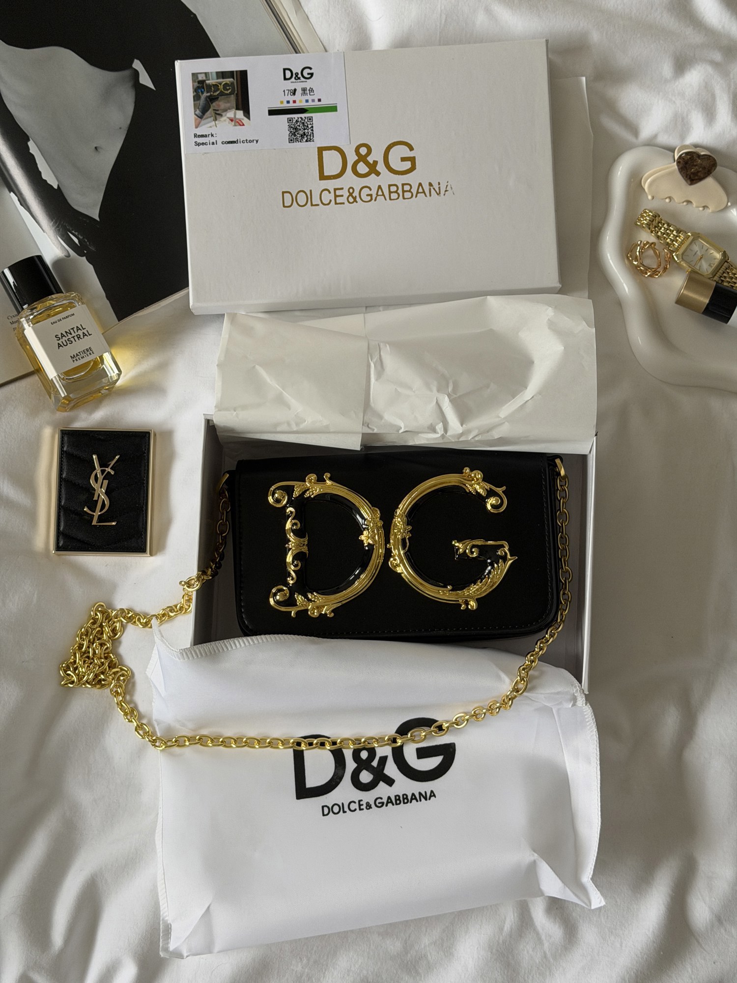 Dolce&Gabbana DG Girls Leather Black Bag - 10
