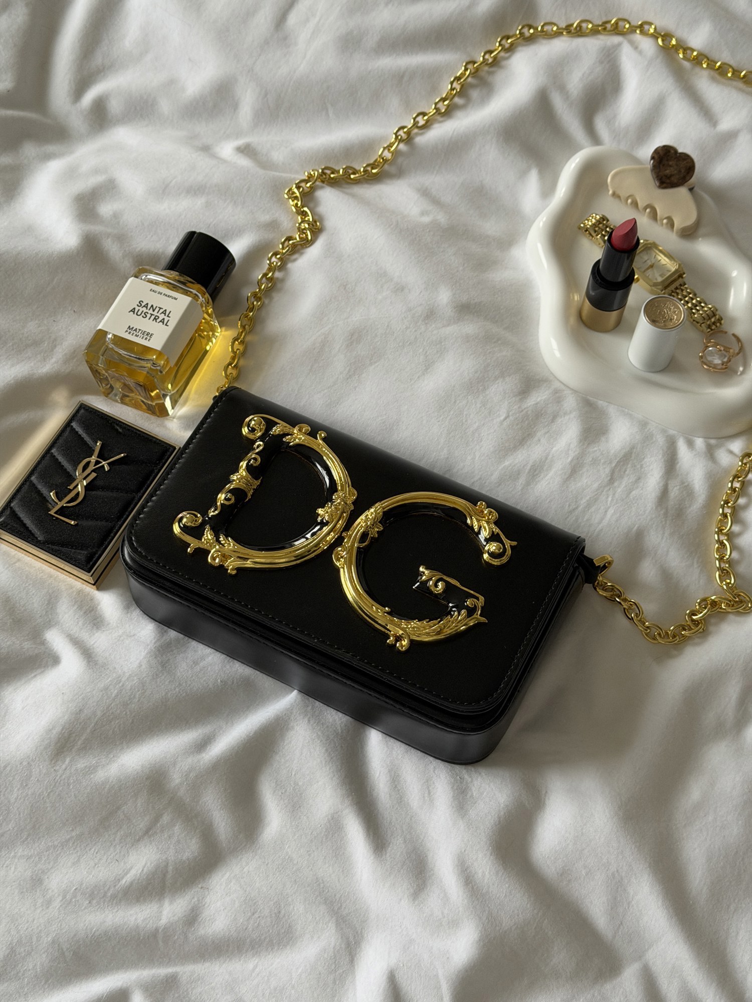 Dolce&Gabbana DG Girls Leather Black Bag - 7