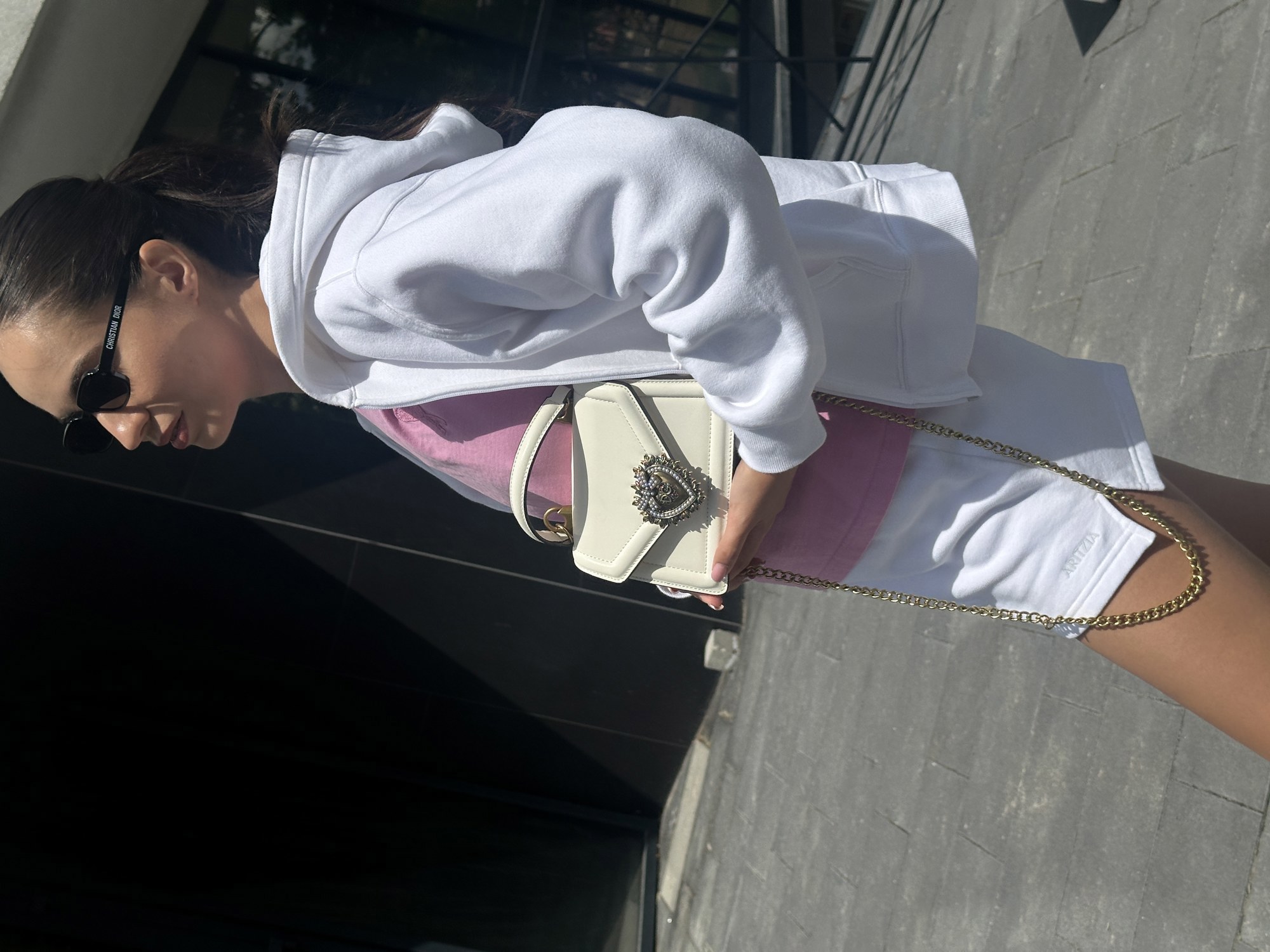 Dolce&Gabbana Small Smooth Calfskin Devotion Bag White - 8