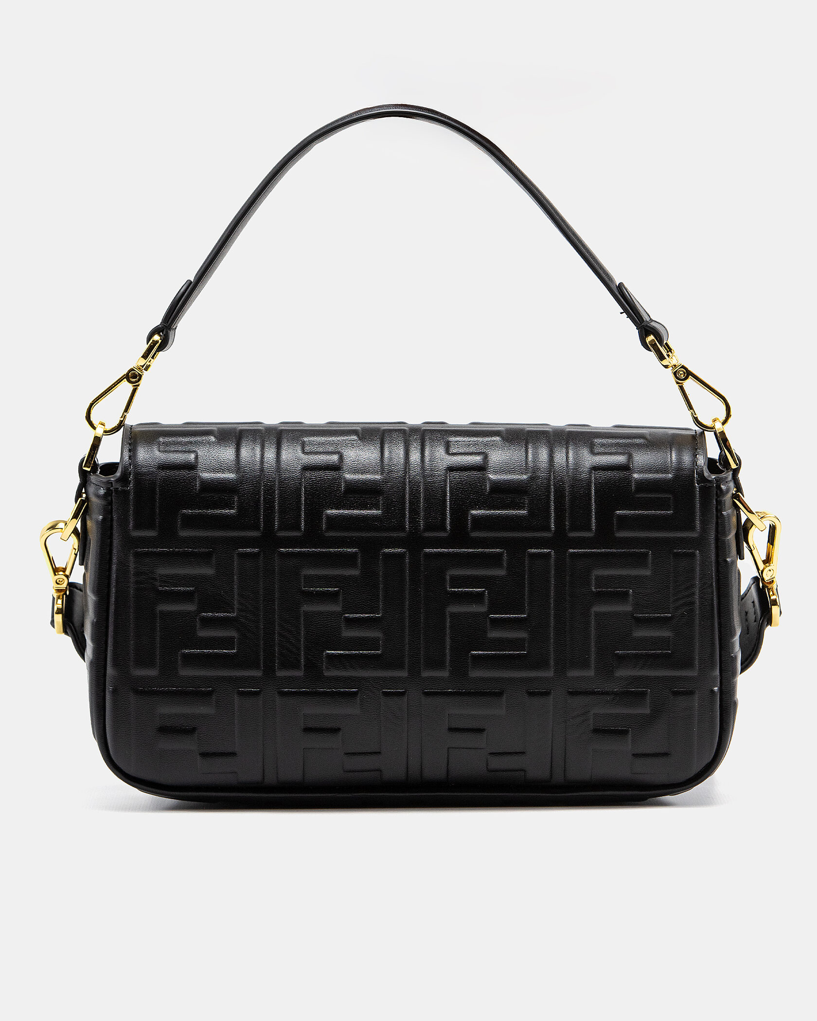 Fendi Baguette Black Leather Bag - 5