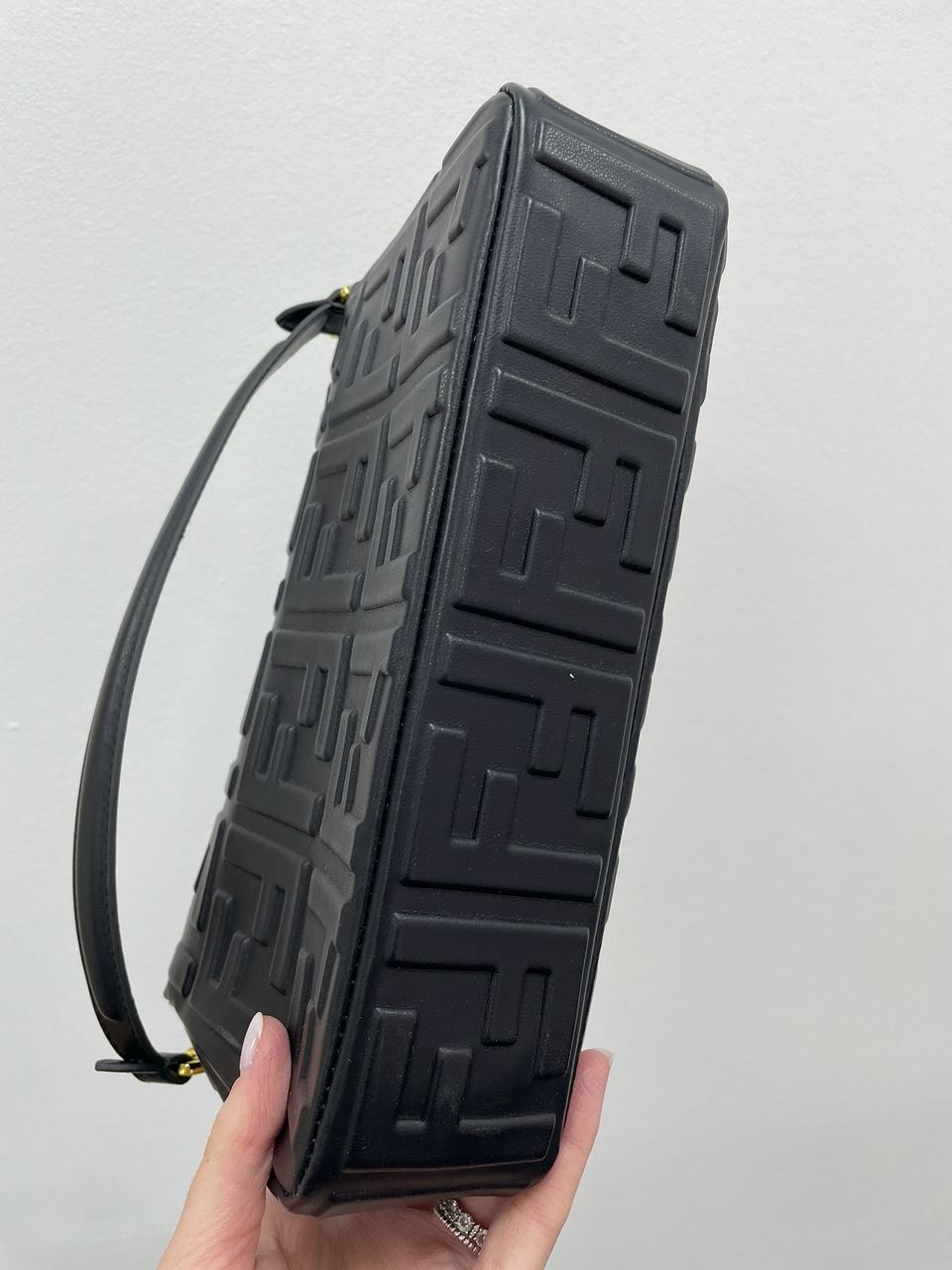 Fendi Baguette Black Leather Bag - 14