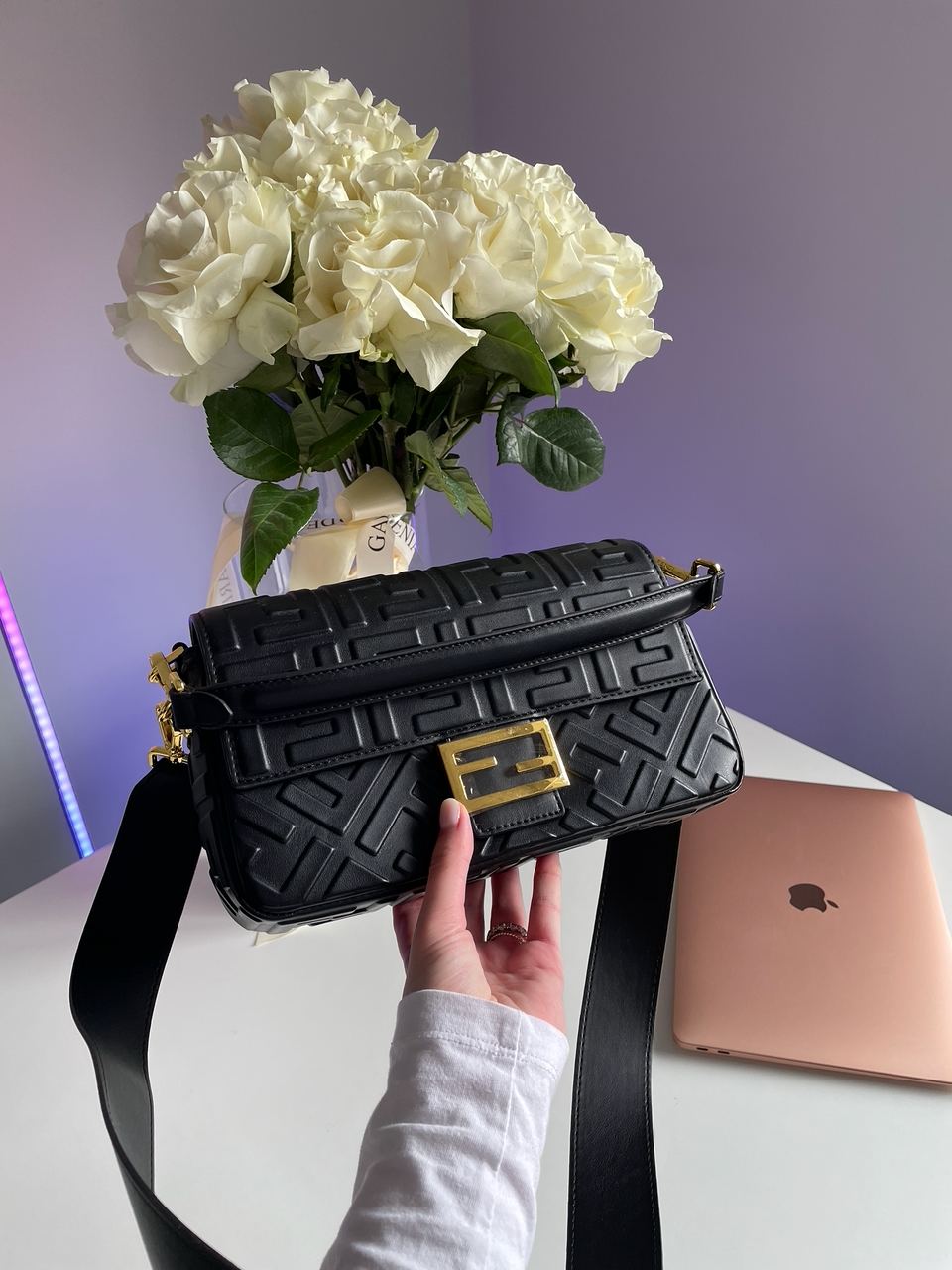 Fendi Baguette Black Leather Bag - 5