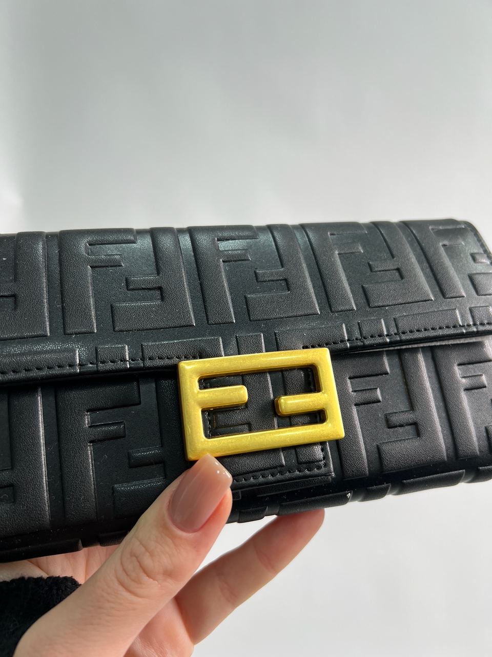 Fendi Black Leather Wallet - 3