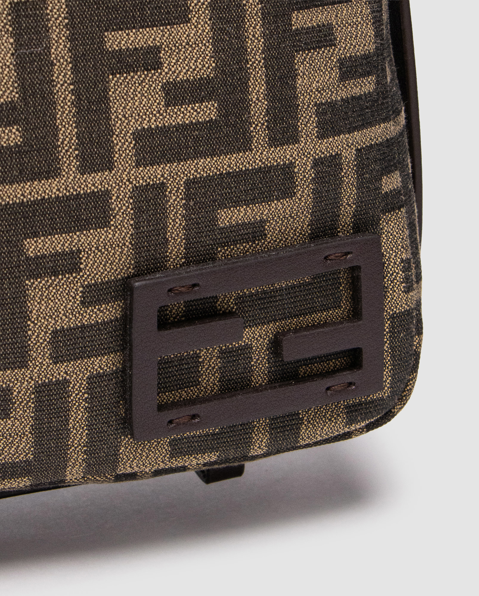 Fendi Brown Zucca Baguette - 5