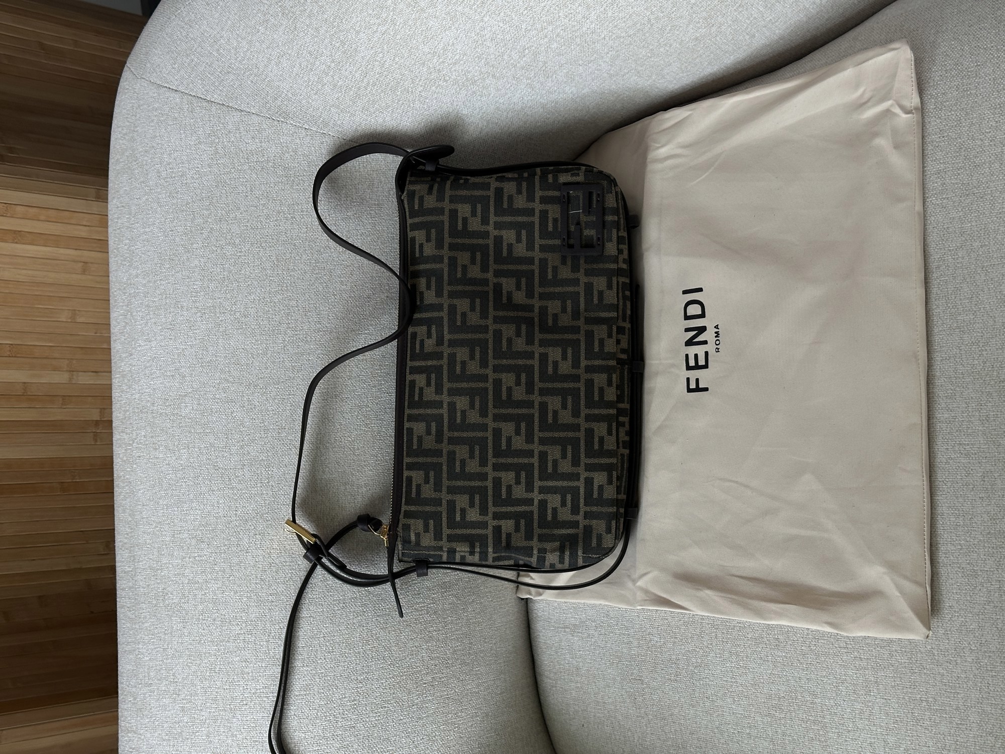 Fendi Brown Zucca Baguette - 7