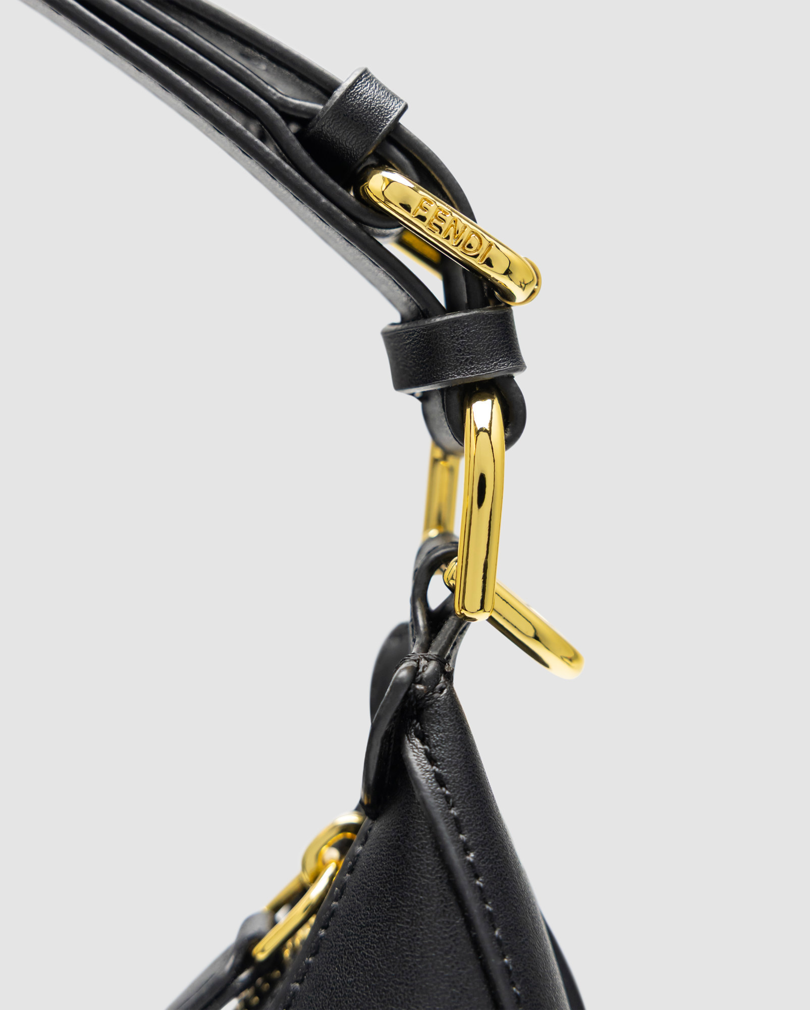 Fendi Fendigraphy Small Leather Black - 8
