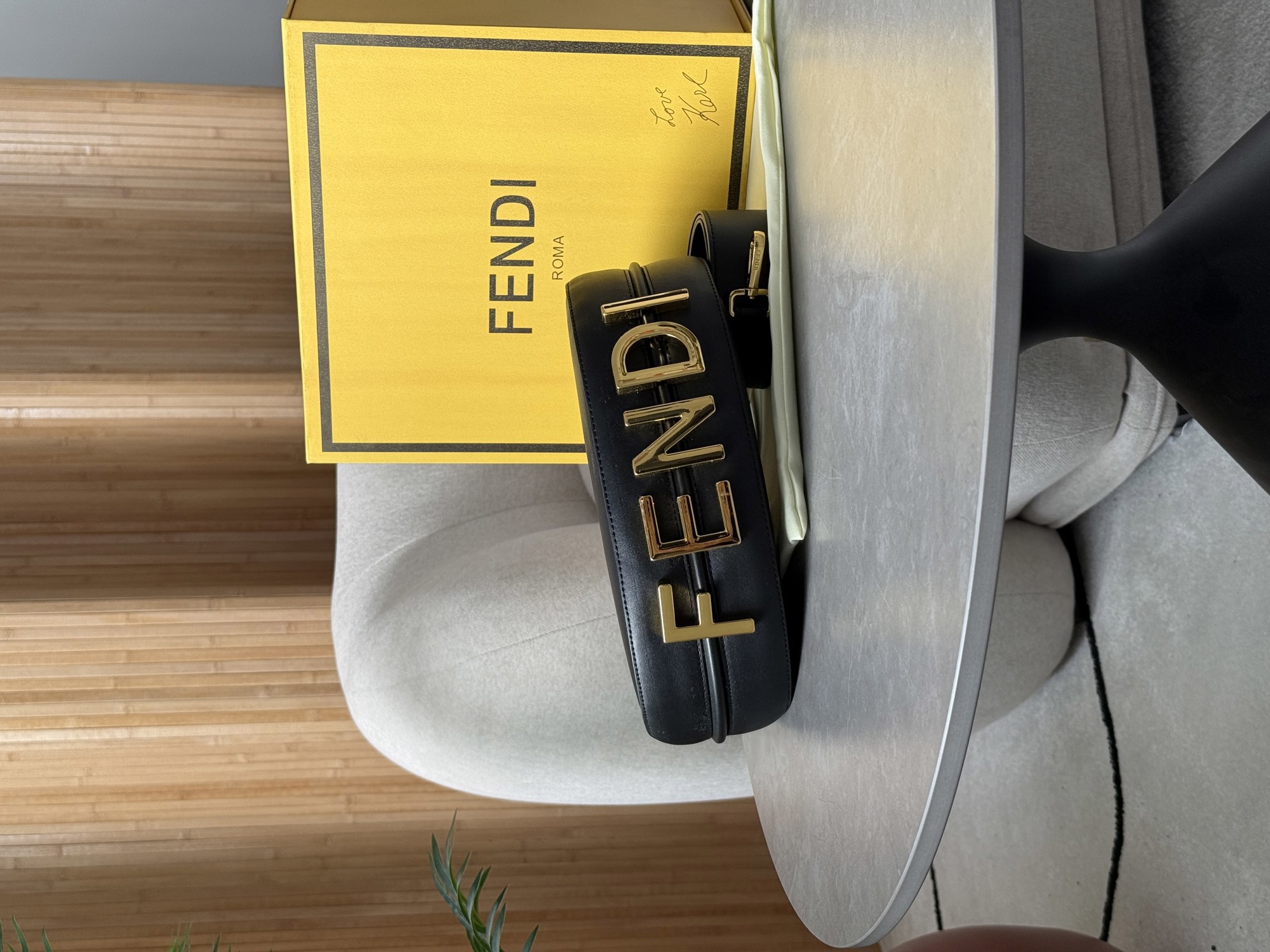 Fendi Fendigraphy Small Leather Black - 11