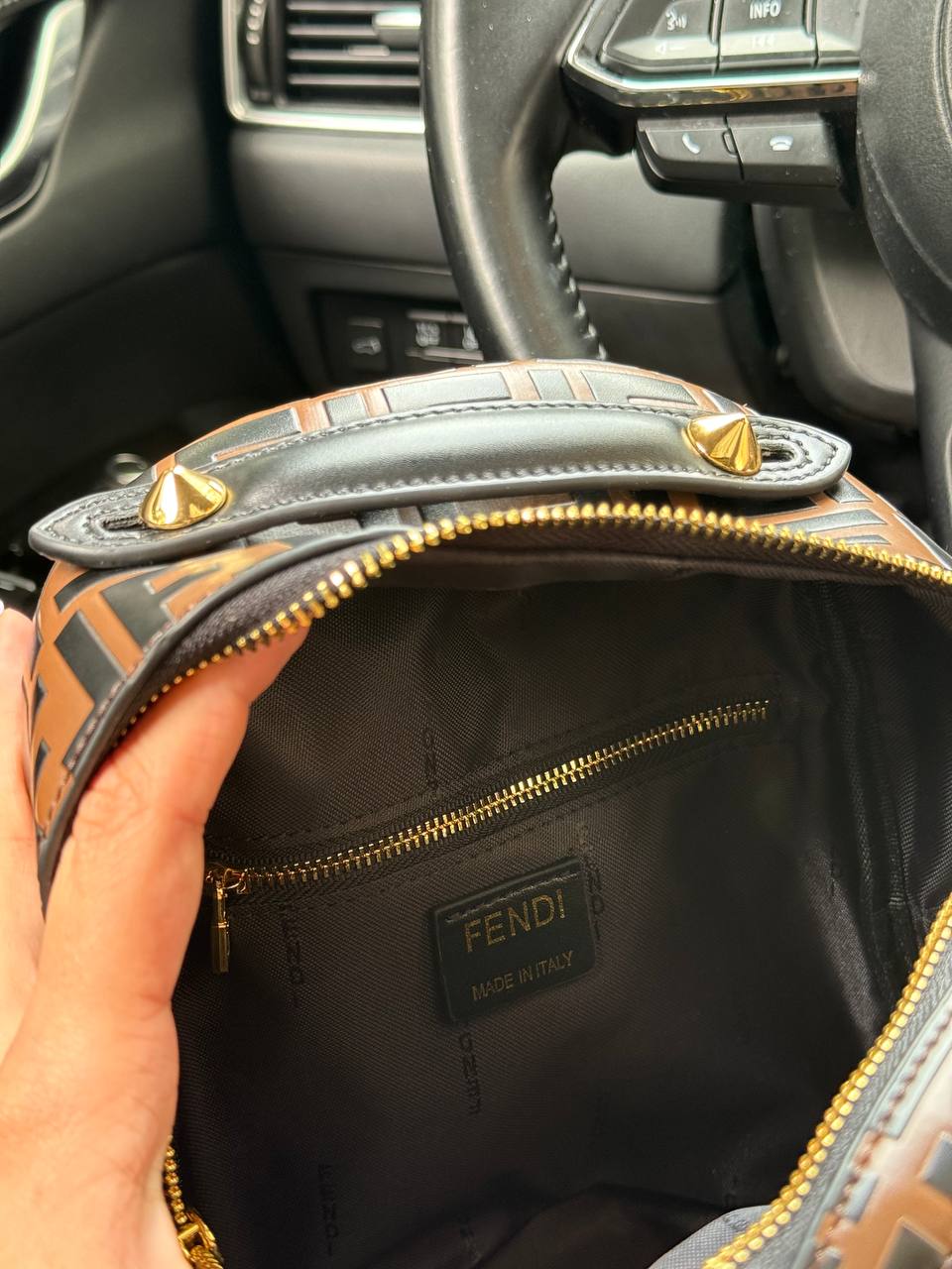 Fendi Mini Zucca FF Motif Backpack - 10