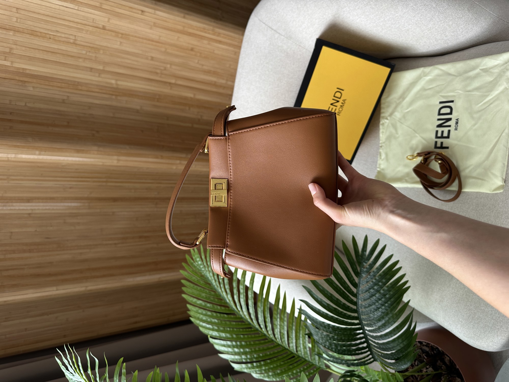 Fendi Peekaboo Mini Brown - 8
