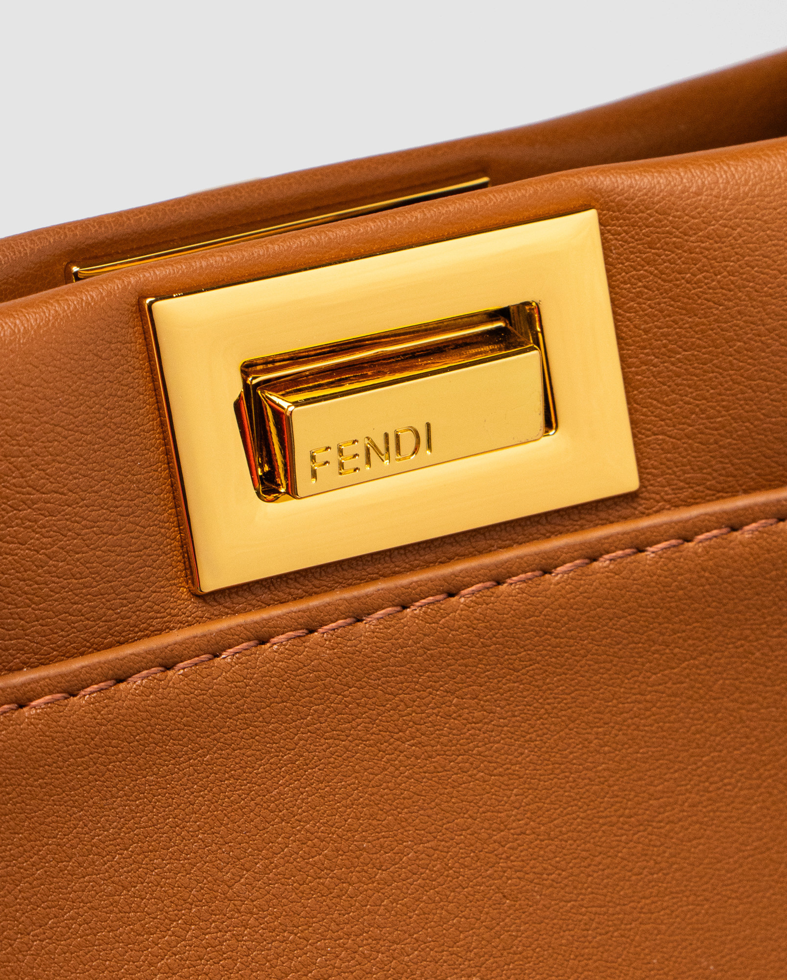 Fendi Peekaboo Mini Brown - 3