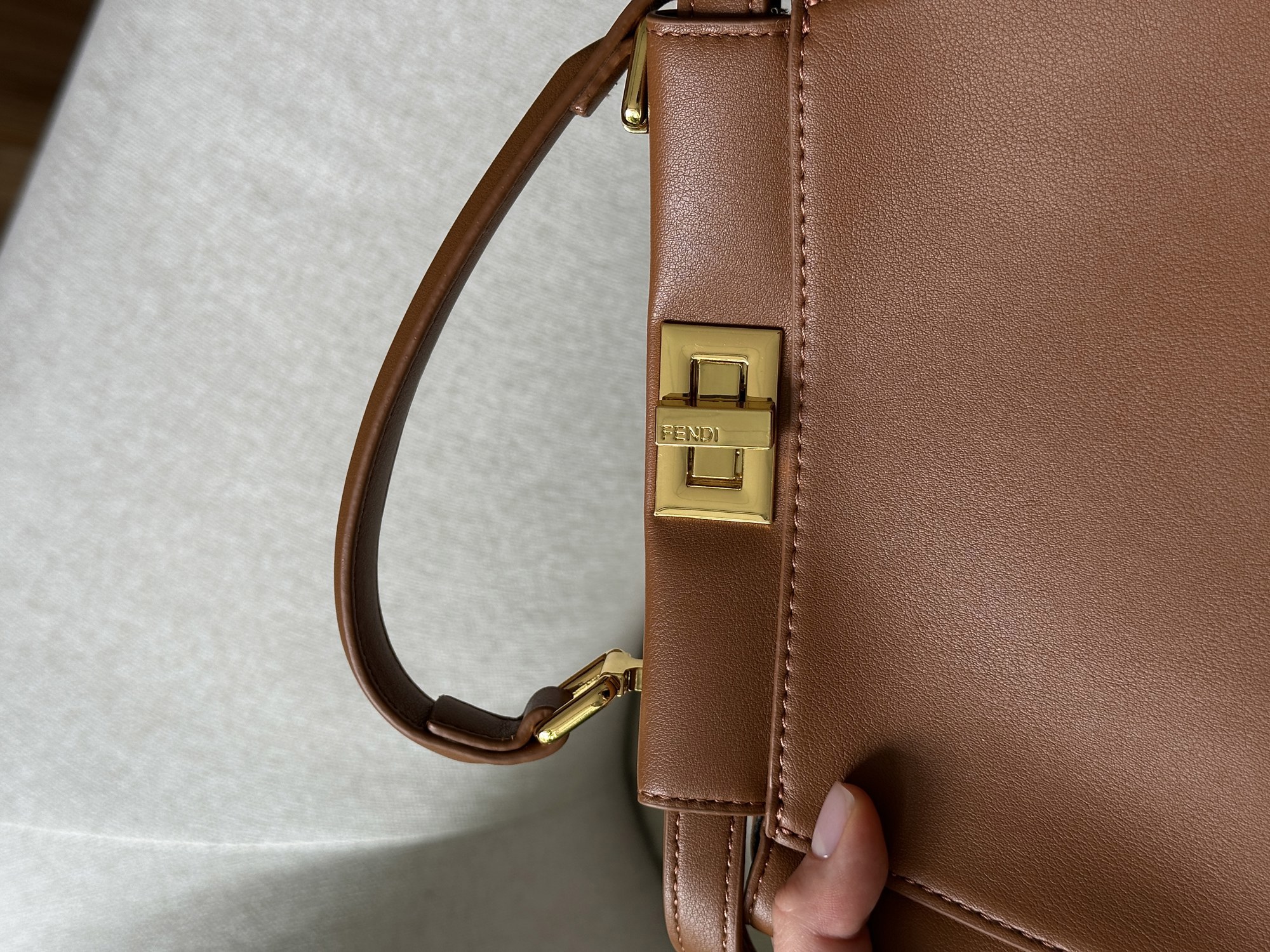 Fendi Peekaboo Mini Brown - 15