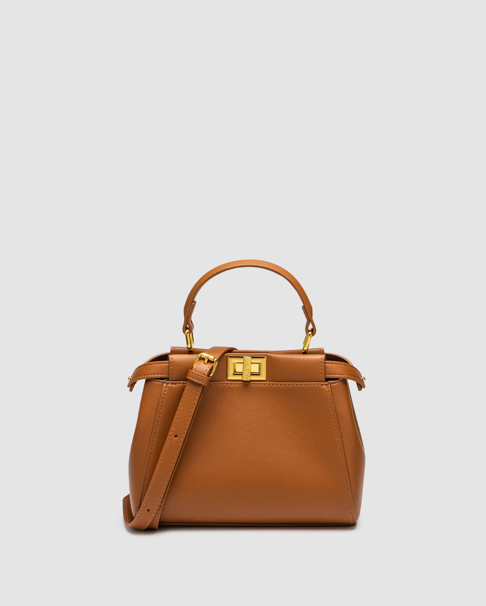 Fendi Peekaboo Mini Brown