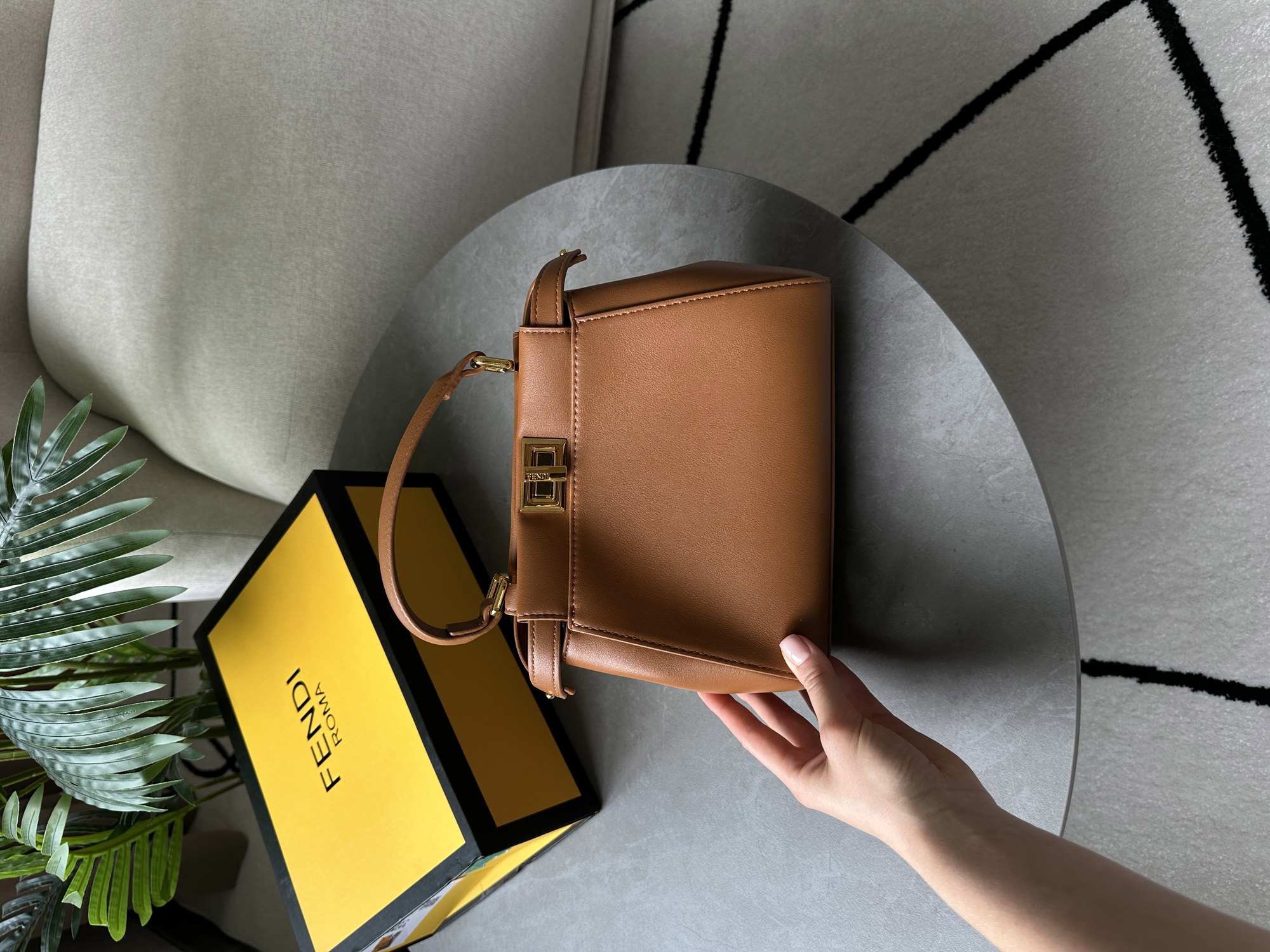 Fendi Peekaboo Mini Brown - 10