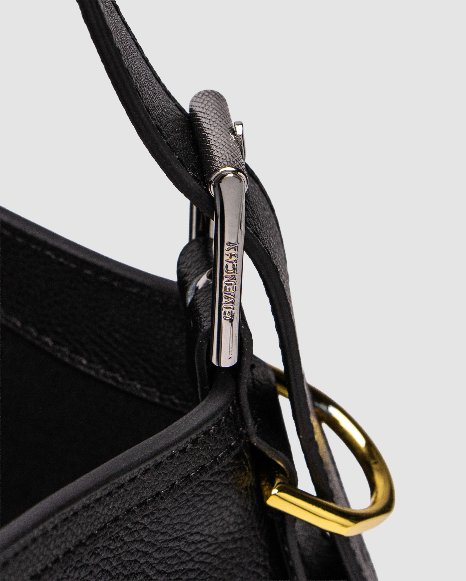 Givenchy Voyou Leather Bag Black - 4