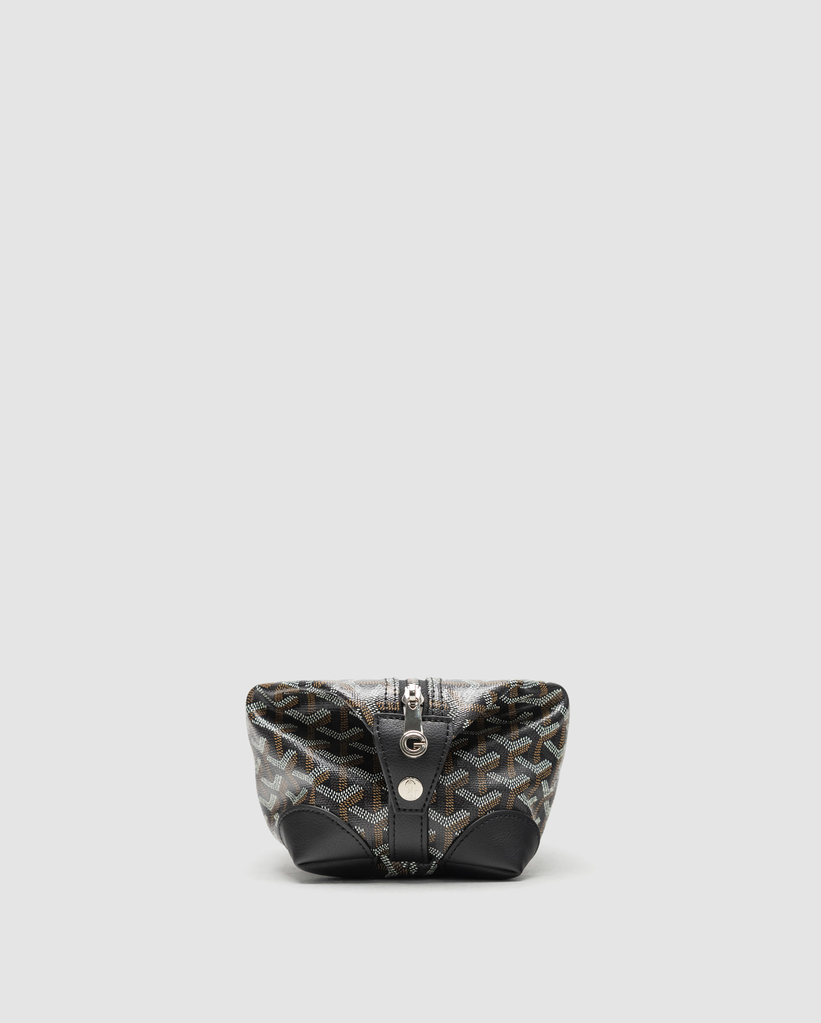 Goyard Boeing 25 Toilet Bag Black in Goyardine Canvas - 3