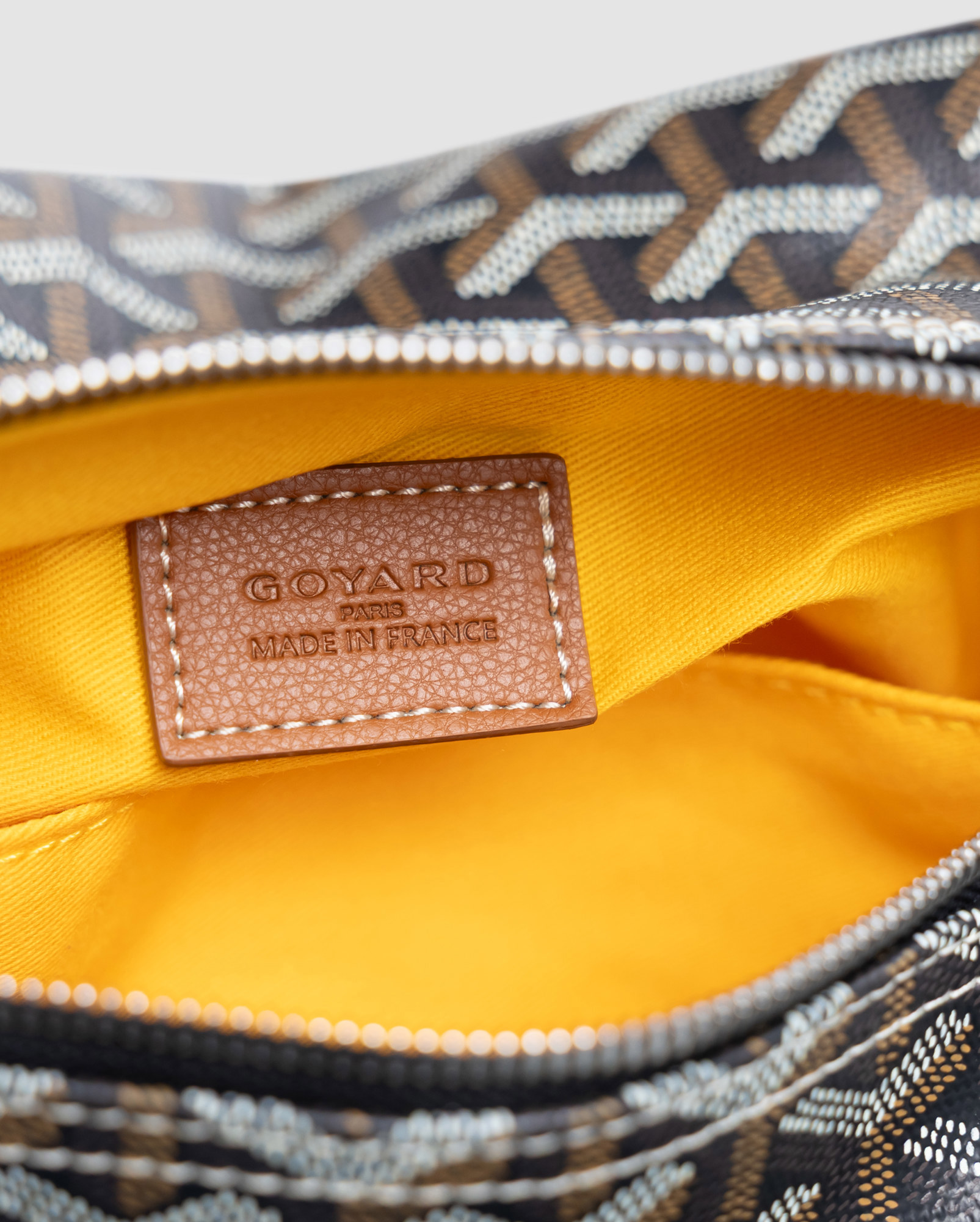 Goyard Boeing 25 Toilet Bag Black/Tan in Goyardine Canvas - 4