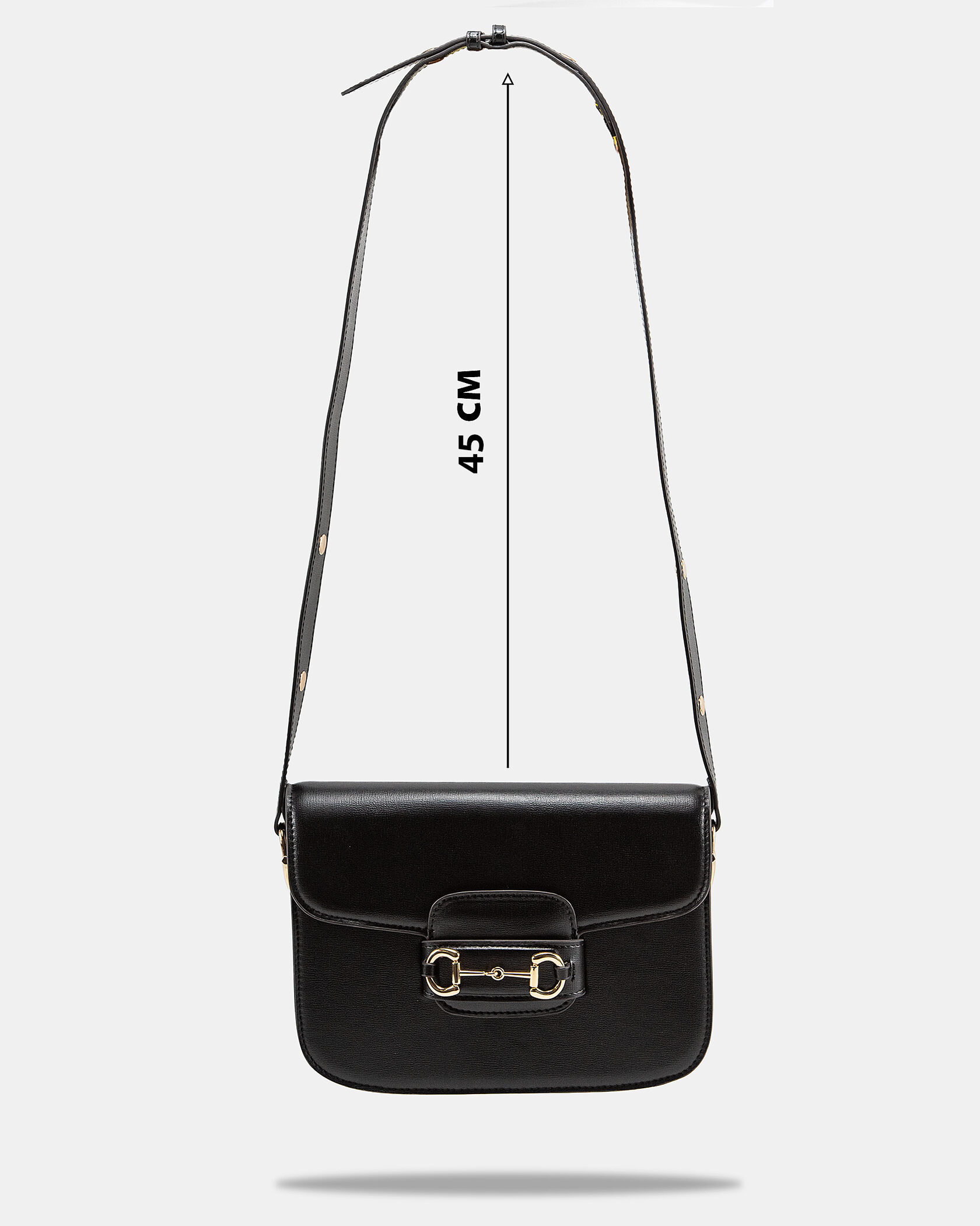 Gucci 1955 Horsebit Small Shoulder Bag in Black - 5