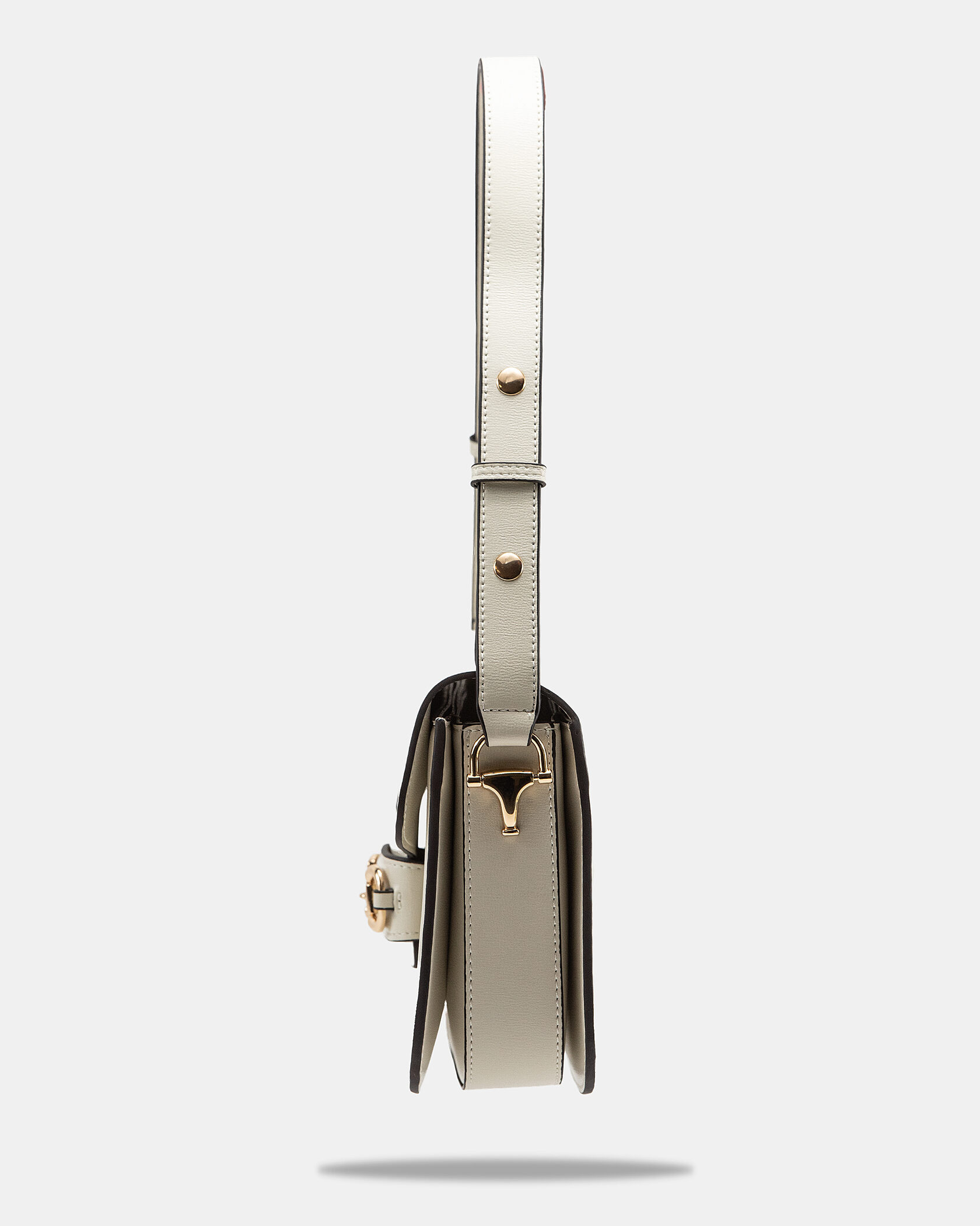Gucci 1955 Horsebit Small Shoulder Bag in White - 12
