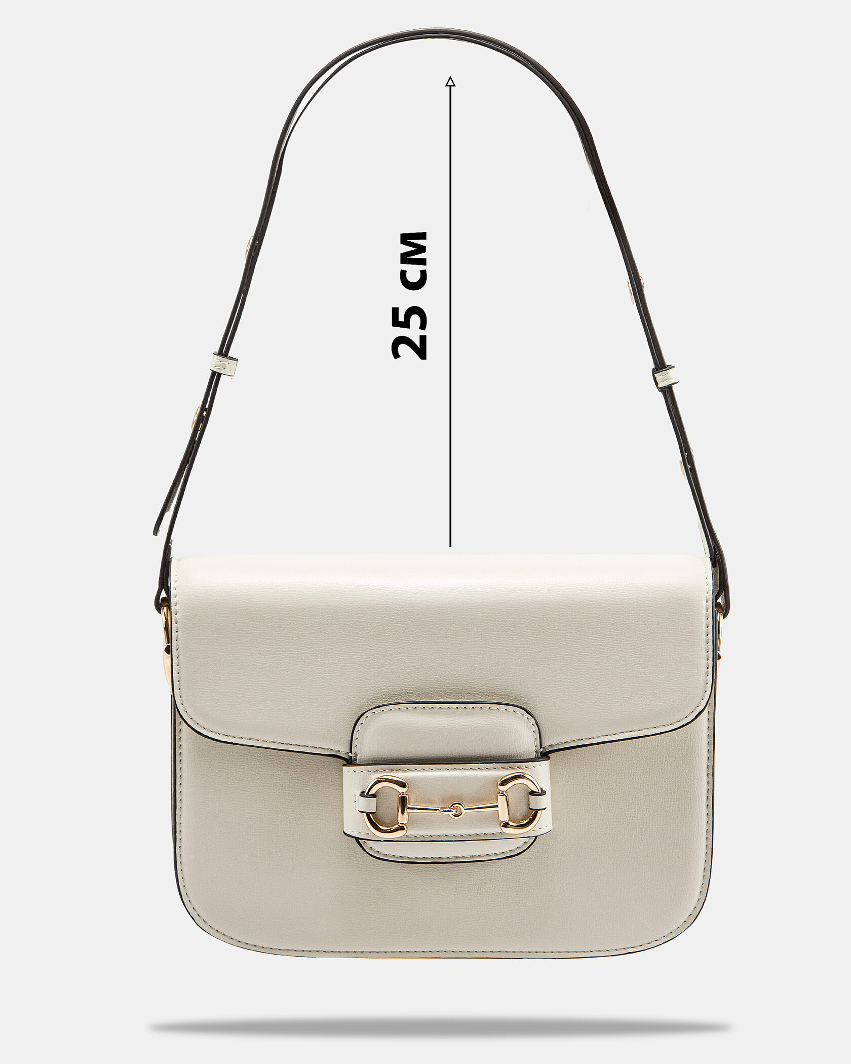 Gucci 1955 Horsebit Small Shoulder Bag in White - 4