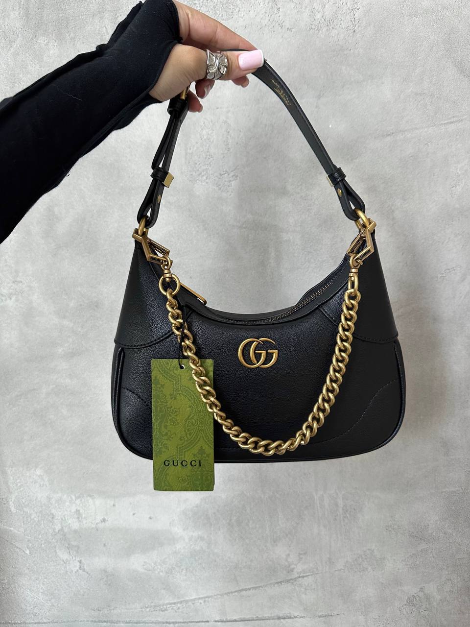 Gucci Aphrodite Small Shoulder Bag Black - 2