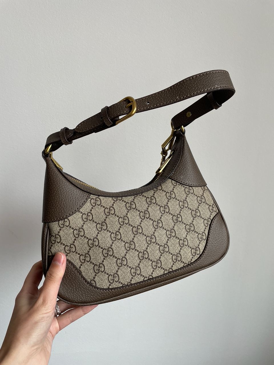 Gucci Aphrodite Small Shoulder Bag Grey - 13