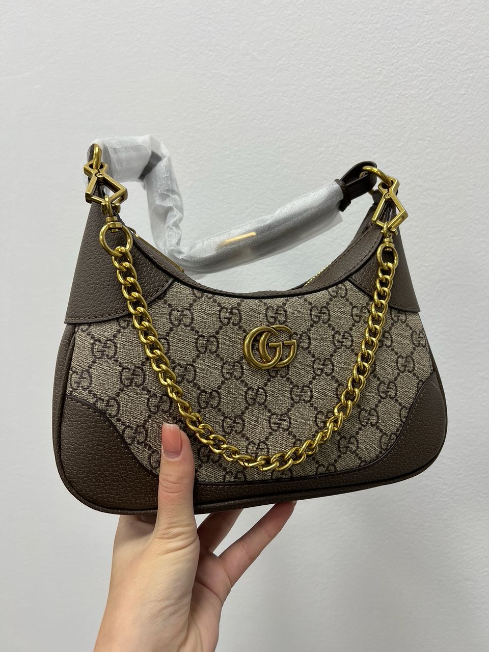 Gucci Aphrodite Small Shoulder Bag Grey - 6
