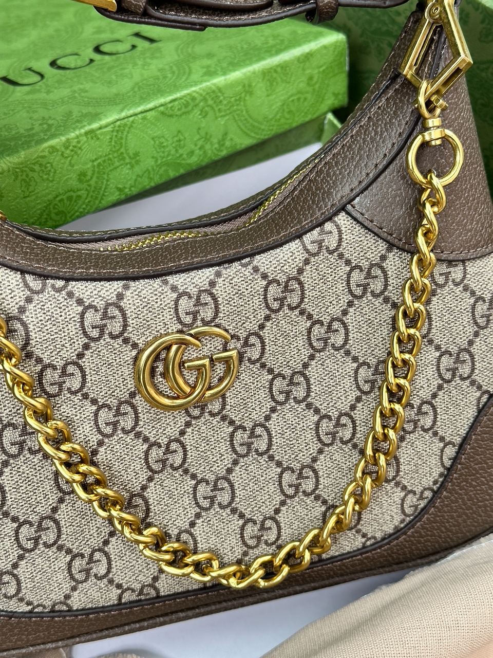 Gucci Aphrodite Small Shoulder Bag Grey - 8