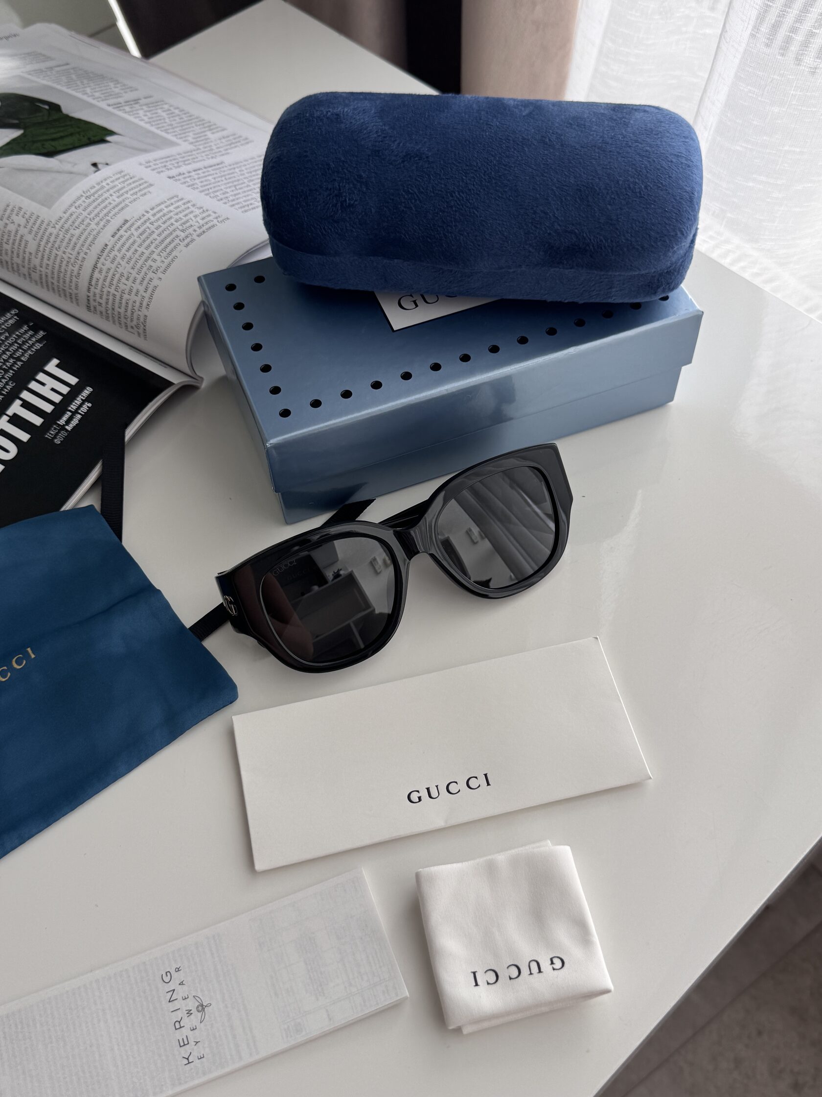 Gucci Black/Gold GG1599SA 001 - 3
