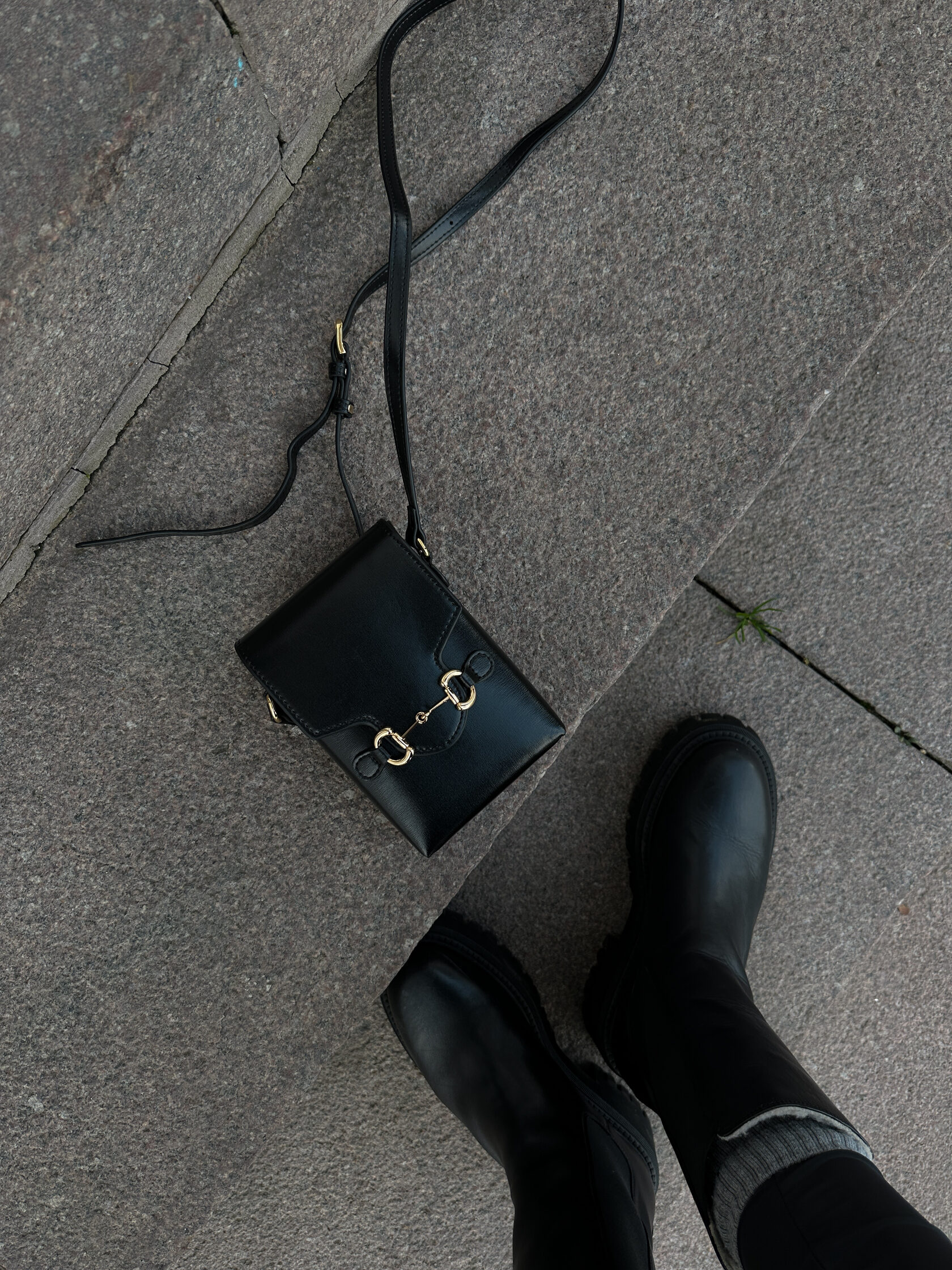 Gucci Black Mini Horsebit 1955 Crossbody Bag - 3
