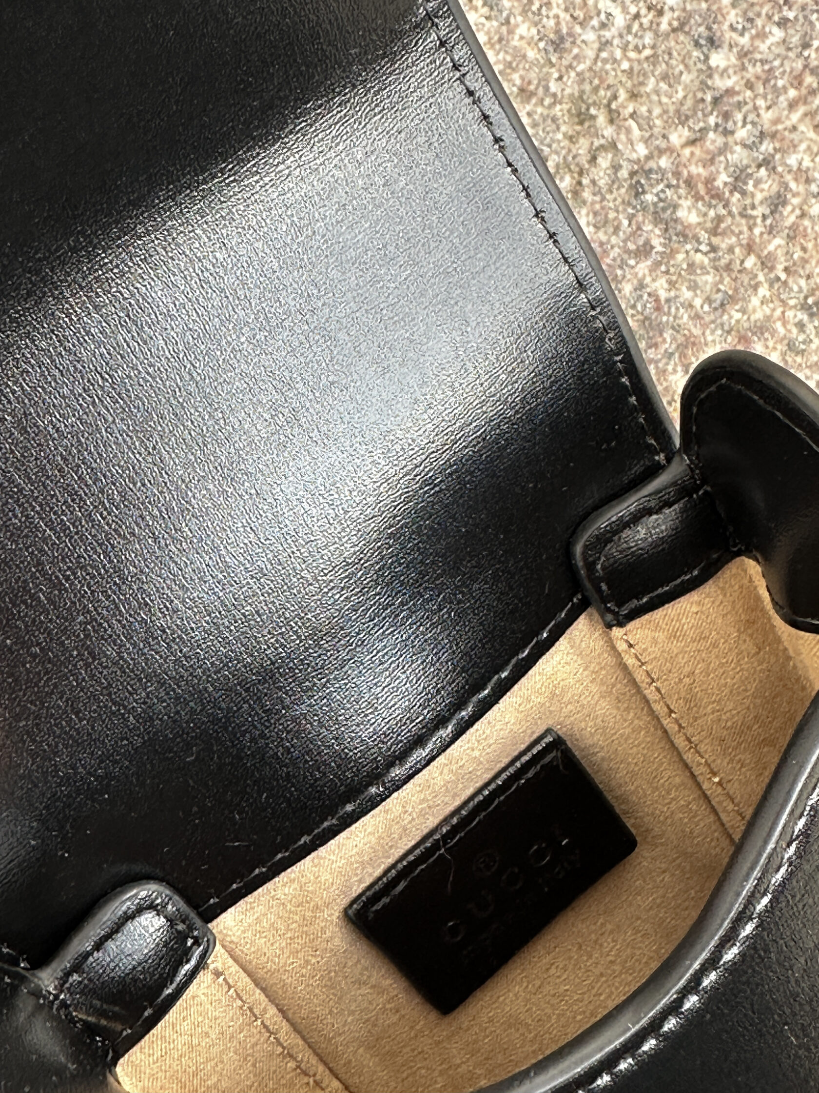 Gucci Black Mini Horsebit 1955 Crossbody Bag - 5