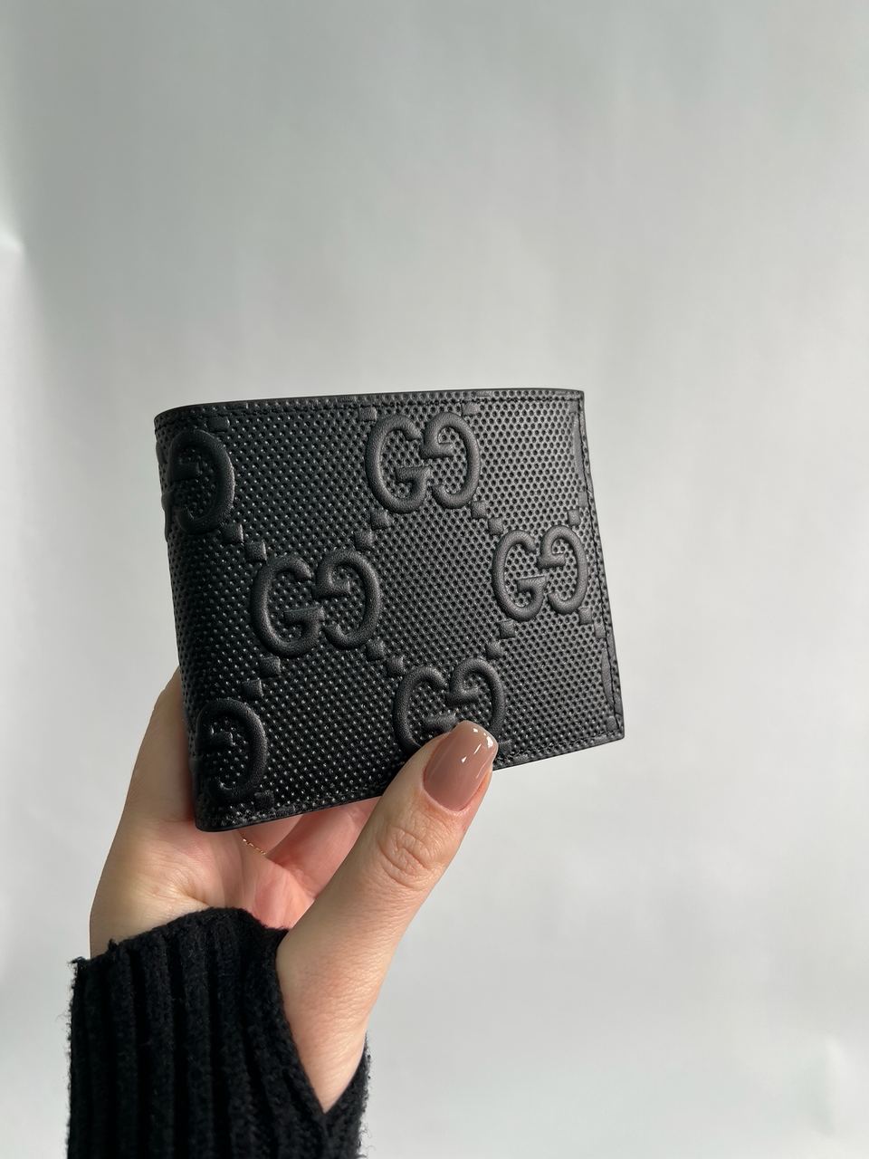Gucci Black Signature Coin Wallet - 6