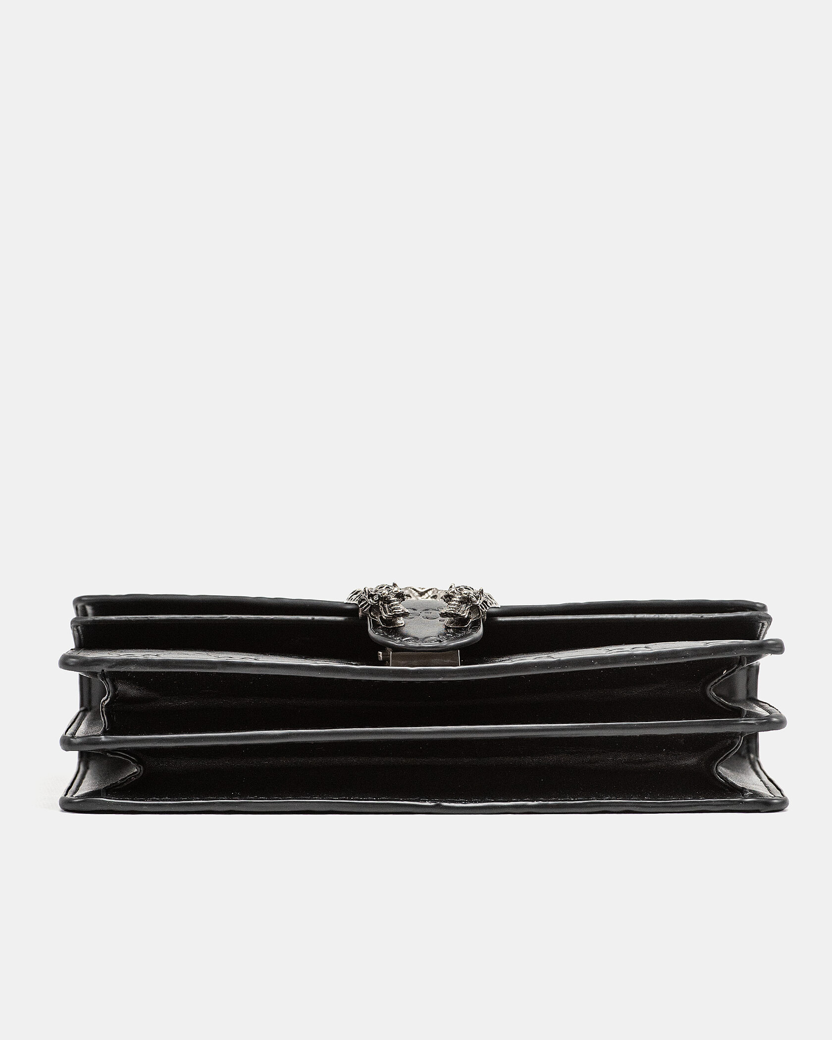 Gucci Dionysus Small Shoulder Bag in Black Embossed Leather - 9
