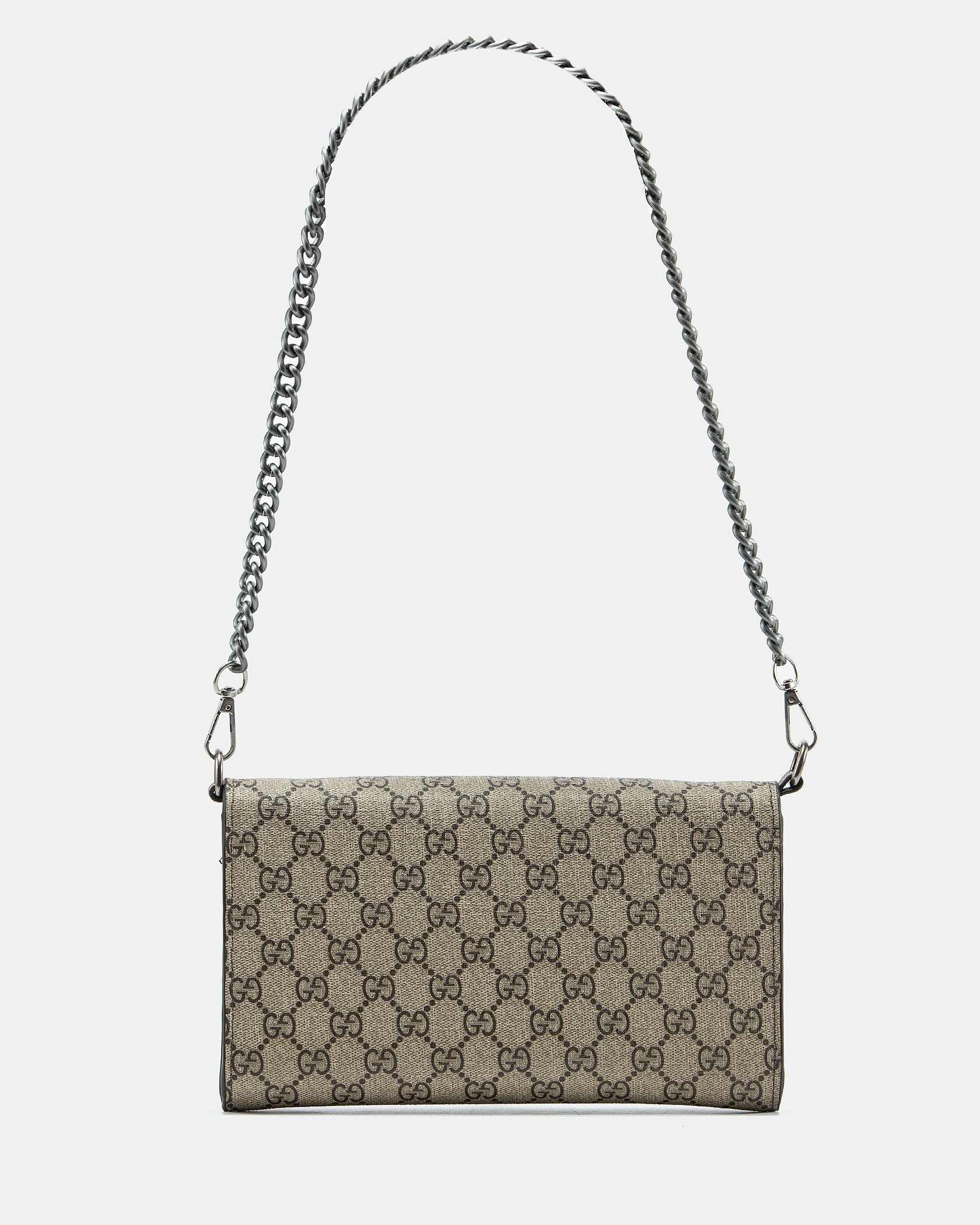 Gucci Dionysus Small Shoulder Bag in GG Supreme Canvas Beige/Black - 8