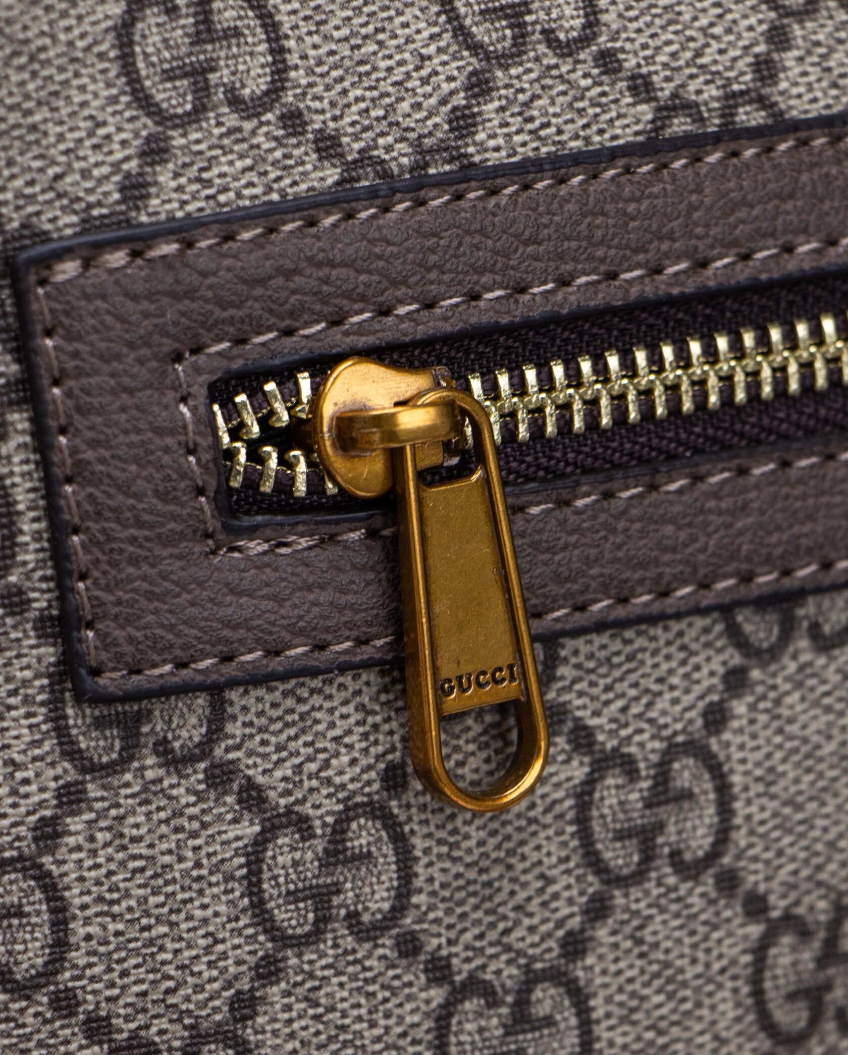 Gucci GG Belt Bag With Zip Pocket Beige - 10