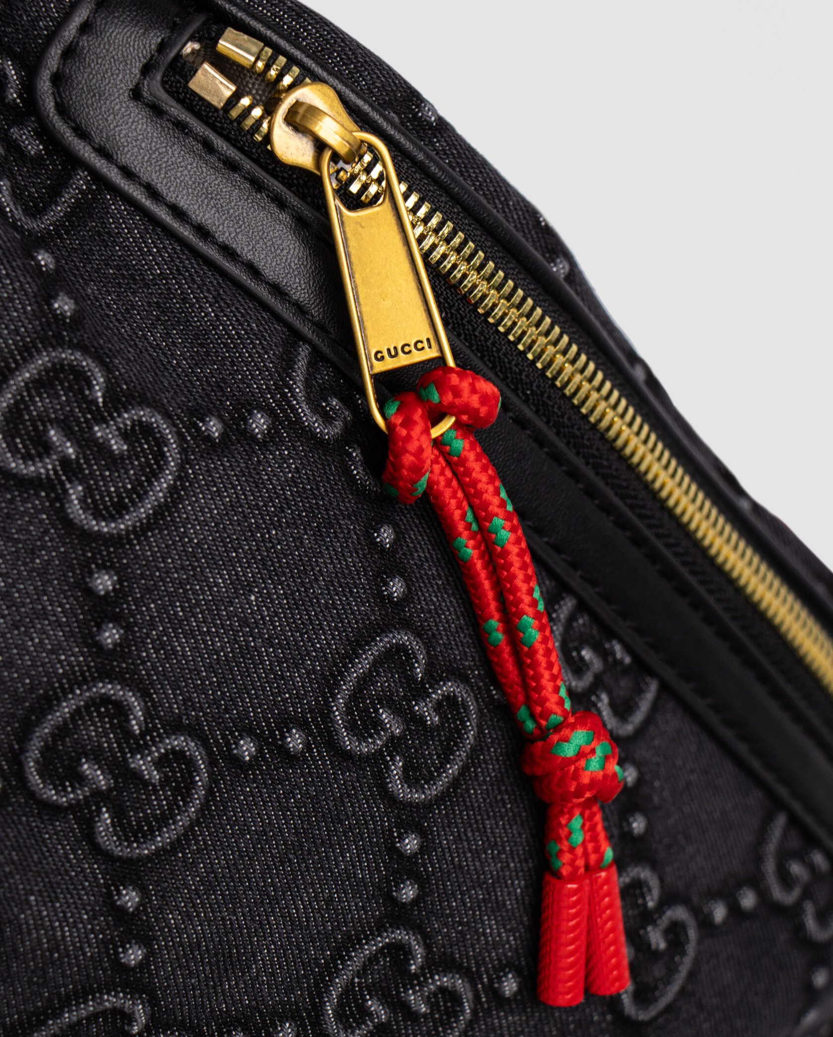 Gucci GG Denim Belt Bag Black - 10