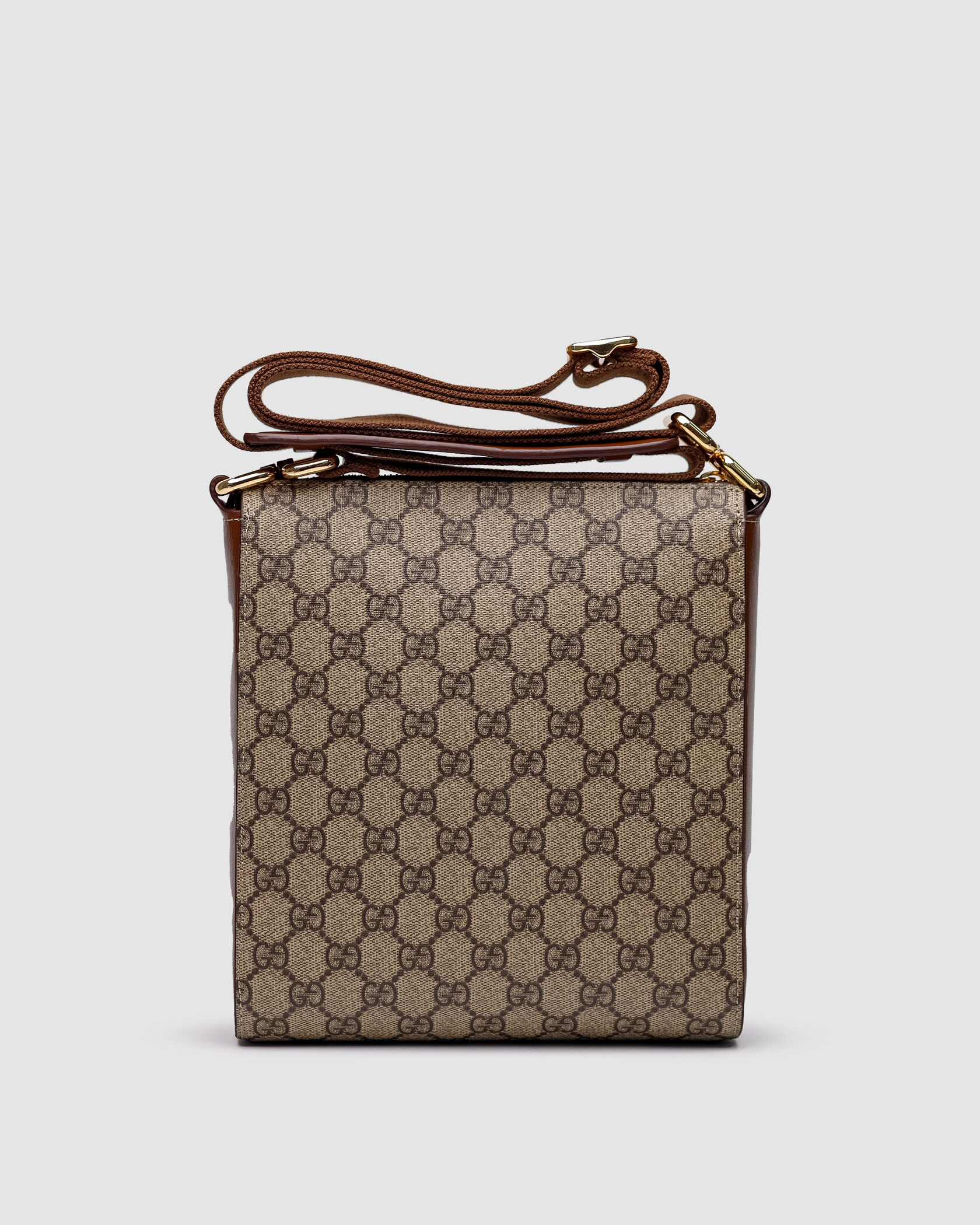 Gucci GG Supreme Shoulder Bag Brown - 5