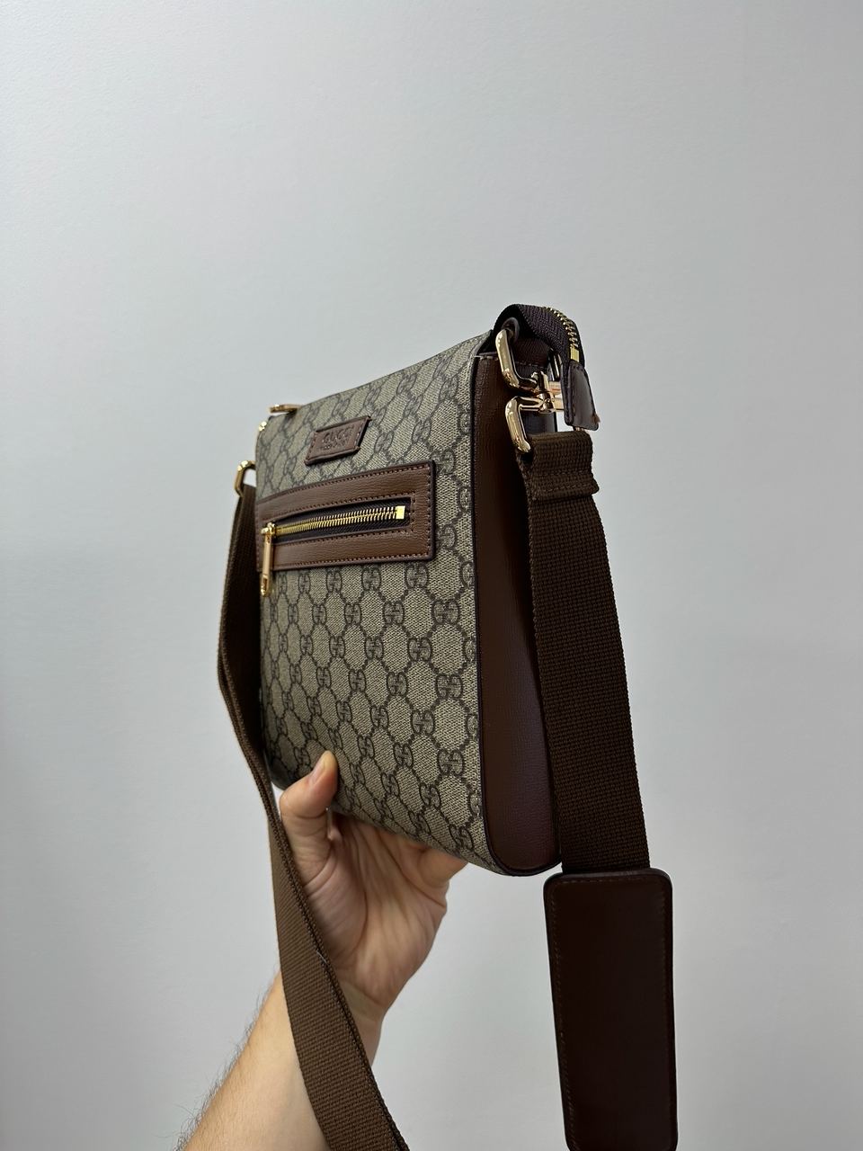 Gucci GG Supreme Shoulder Bag Brown - 6