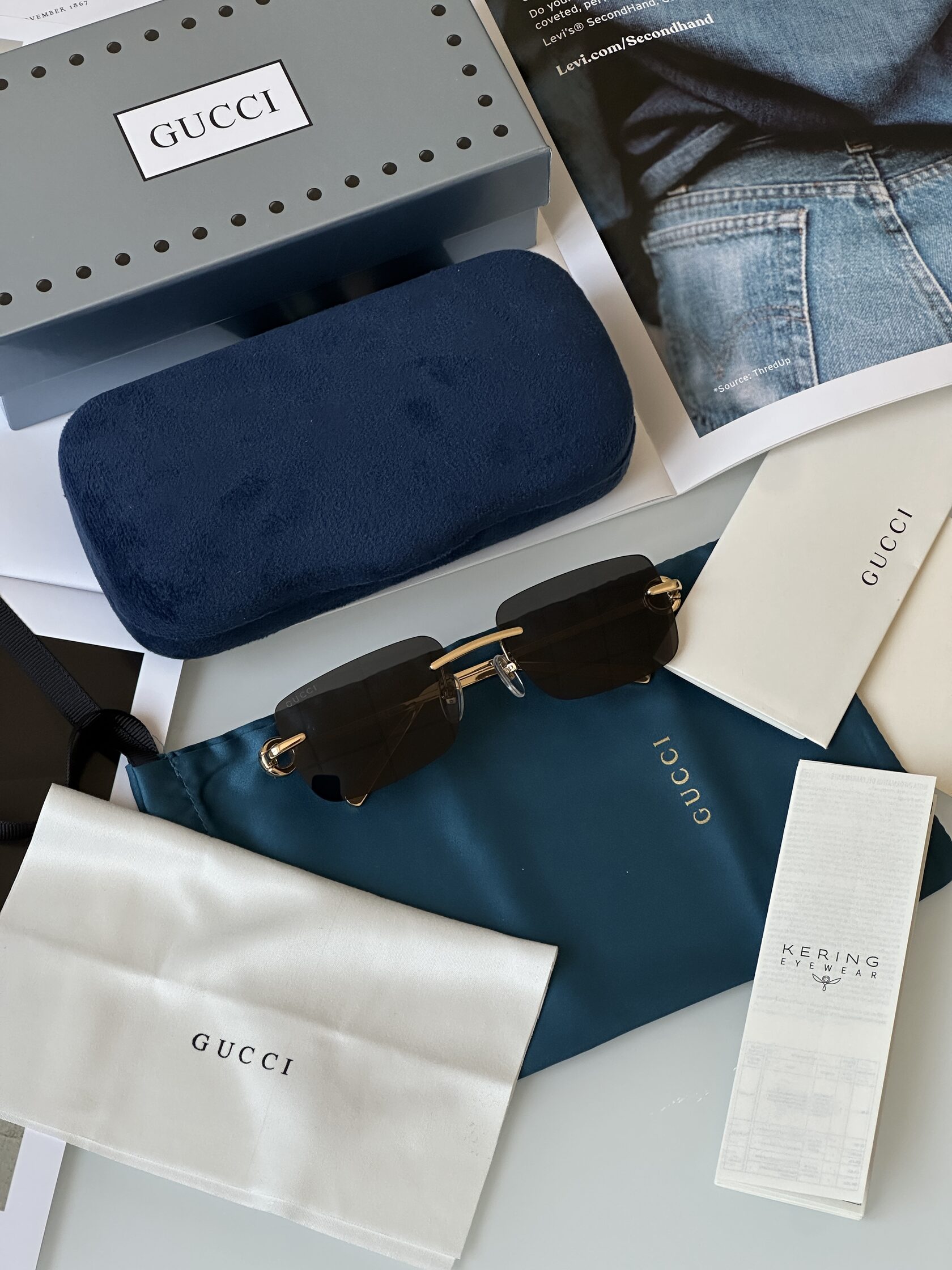 Gucci GG1703S 002 Black/Gold - 4