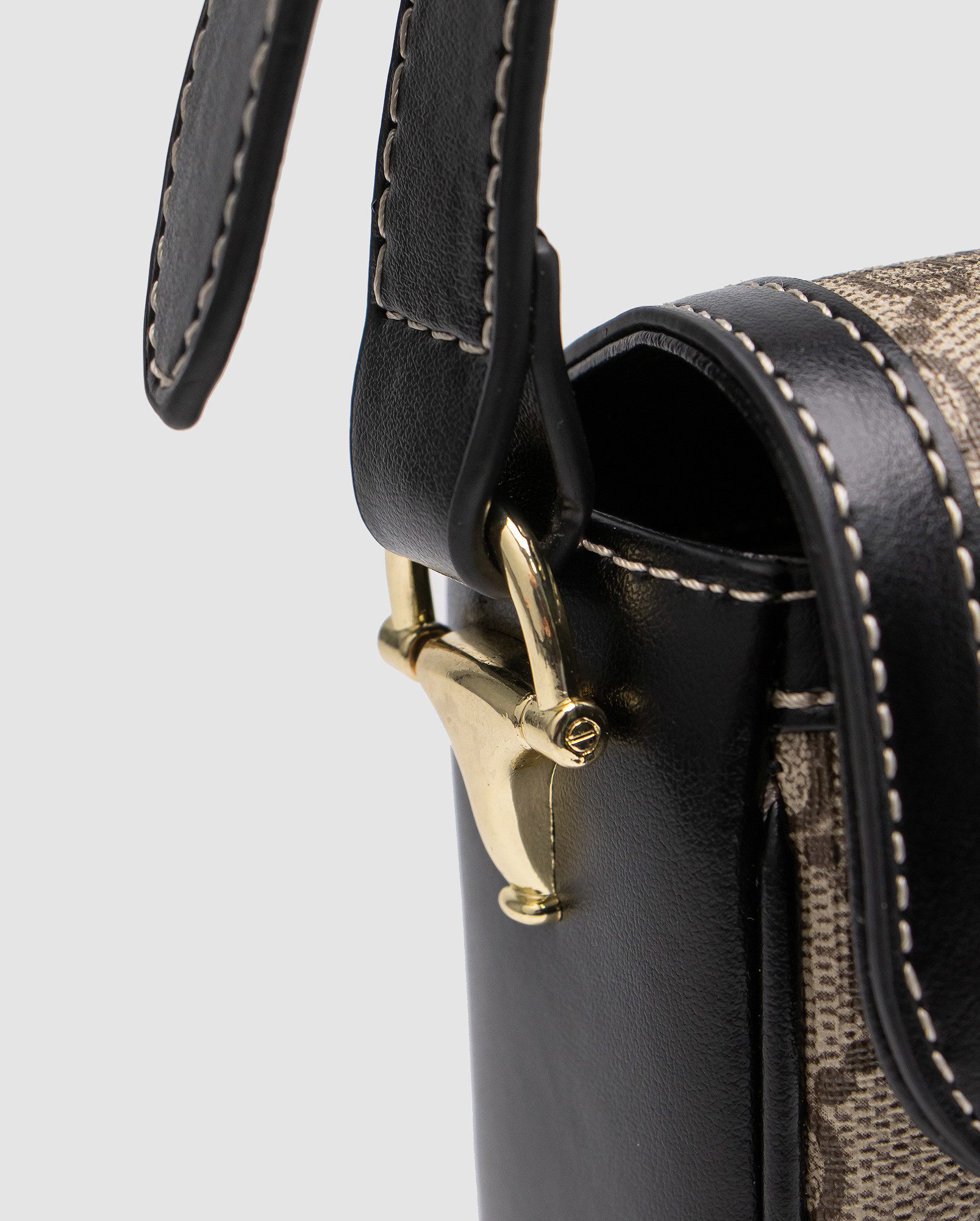 Gucci Horsebit 1955 Mini Bag Beige/Black - 4