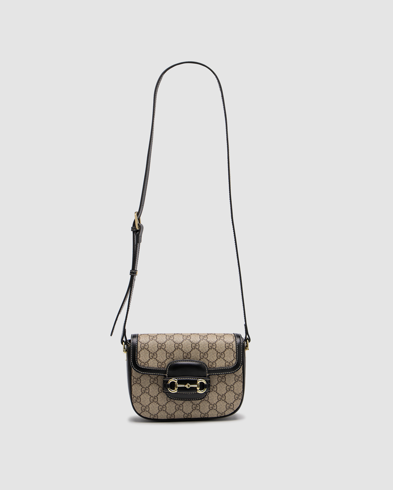 Gucci Horsebit 1955 Mini Bag Beige/Black - 3